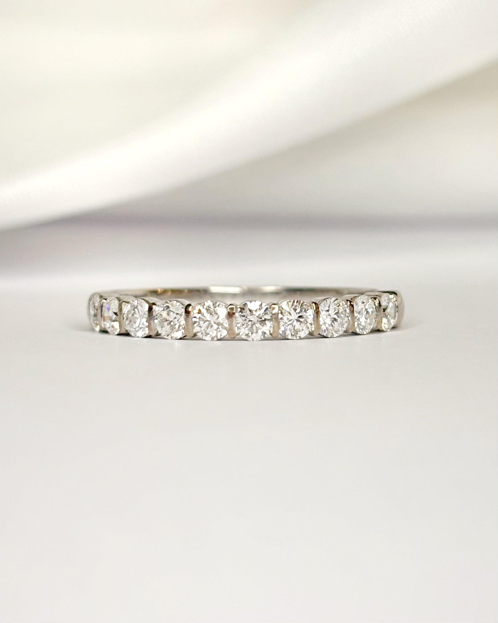 Demi-Alliance Diamants 0.50 carat 2.5mm "Elina" - Elliade Paris