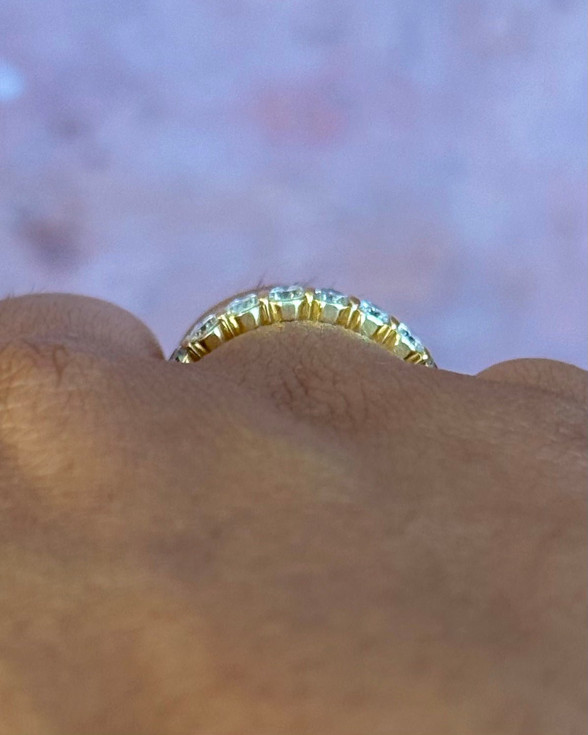 Demi-Alliance Diamants 0.56 carat 2.8 mm "Simona" - Elliade Paris