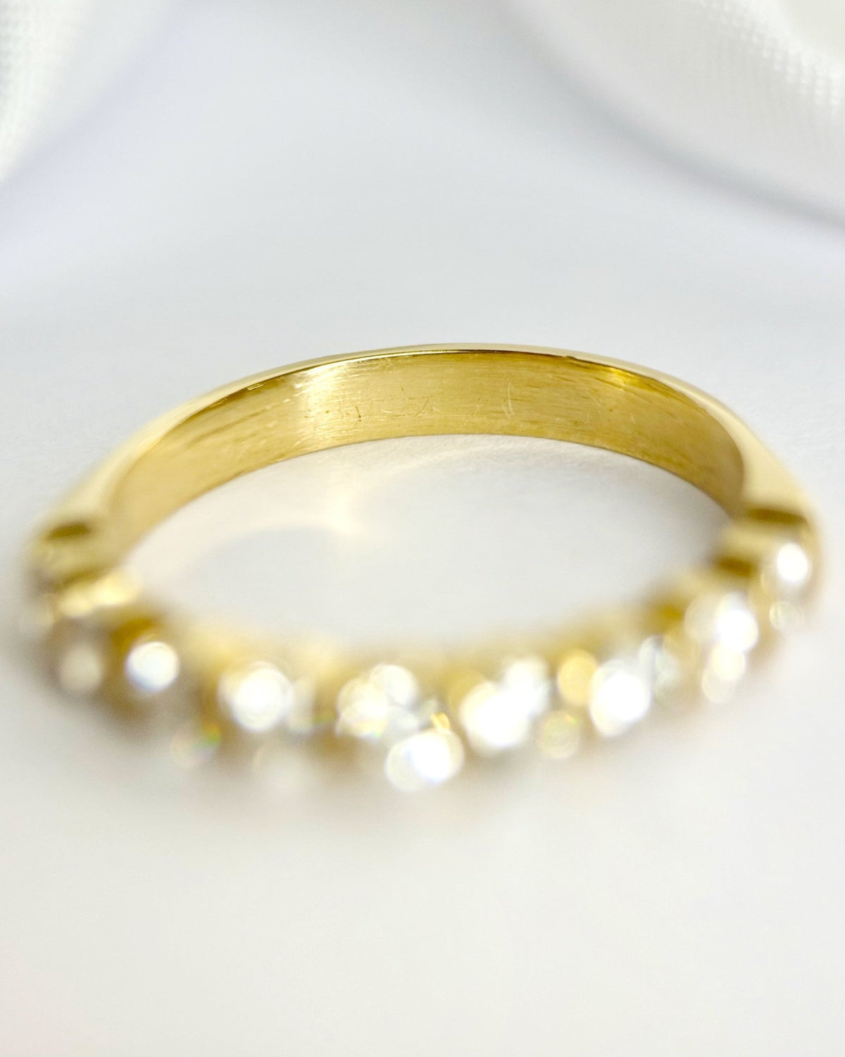 Demi-Alliance Diamants 0.56 carat 2.8 mm "Simona" - Elliade Paris