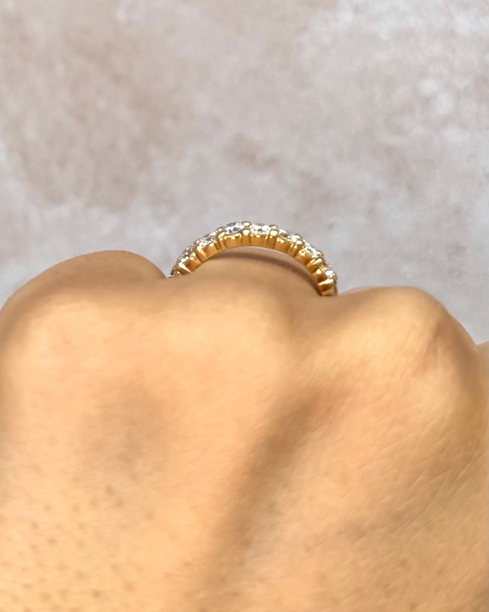 Demi-Alliance Diamants 0.81 carat 3.3mm "Florence" - Elliade Paris