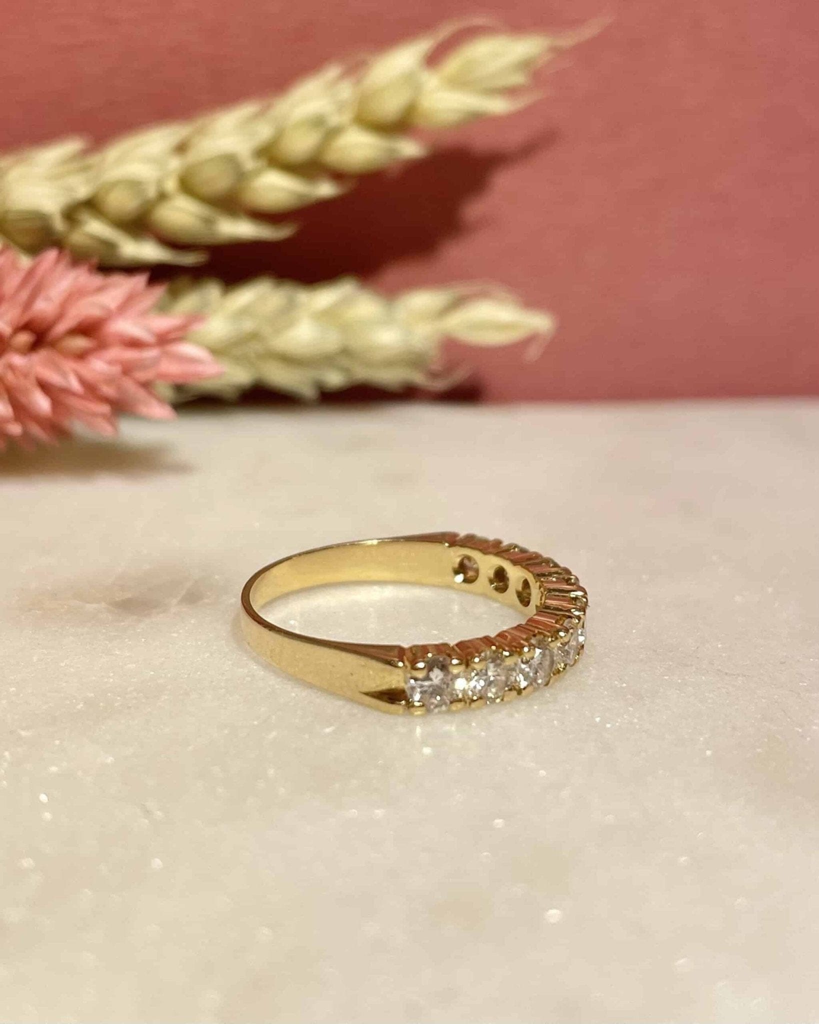 Demi Alliance Diamants 0.90 carat "Daniela" - Elliade Paris