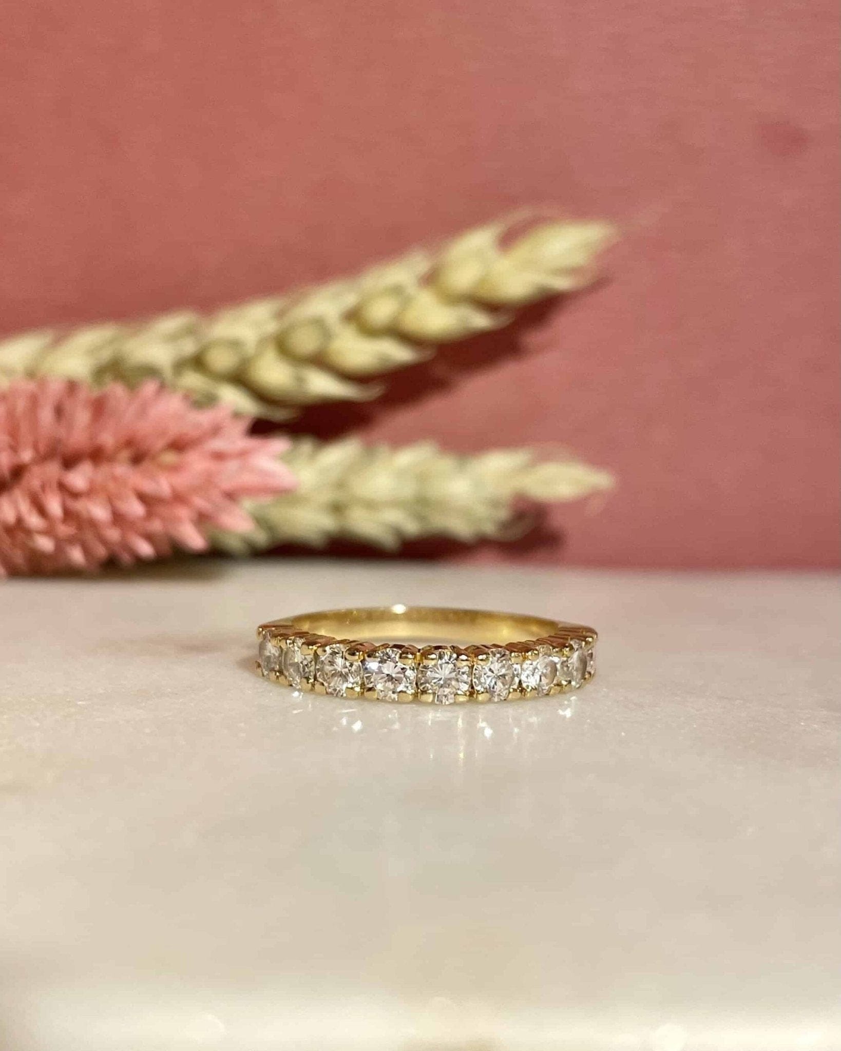 Demi Alliance Diamants 0.90 carat "Daniela" - Elliade Paris