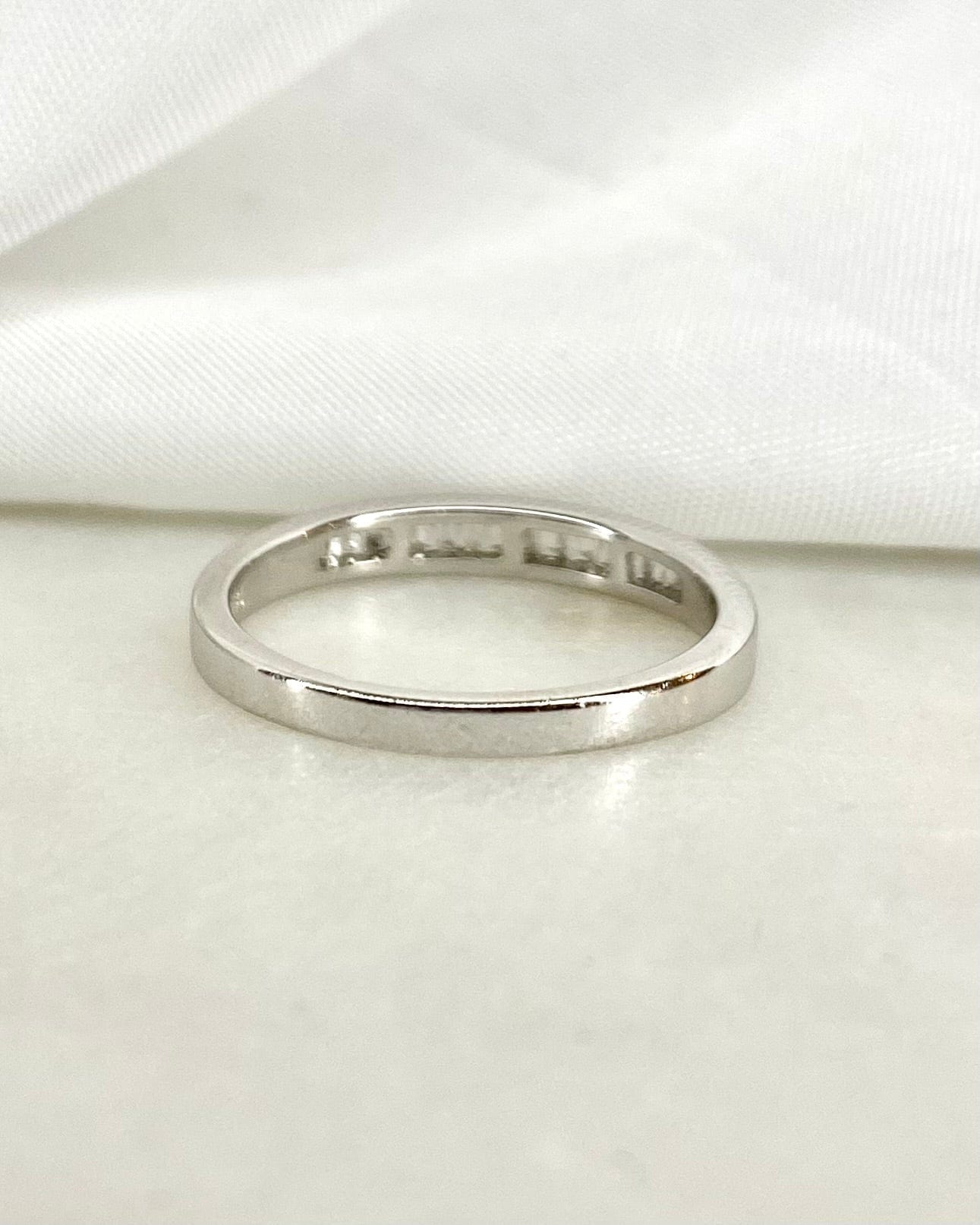 Demi Alliance Diamants Baguette 0.34 carat "Agnès" - Elliade Paris