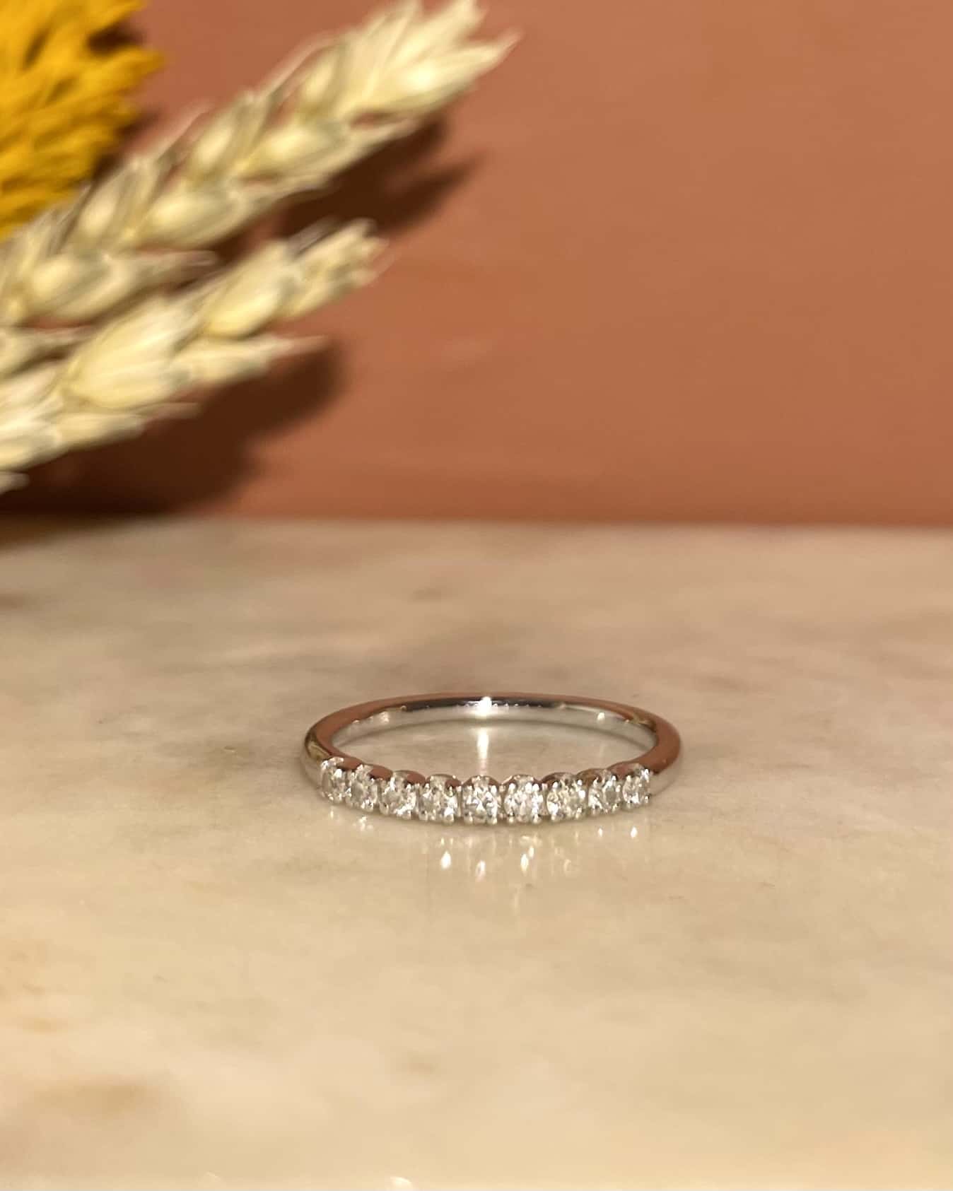 Demi-Alliance 9 Diamants "Rosalind"