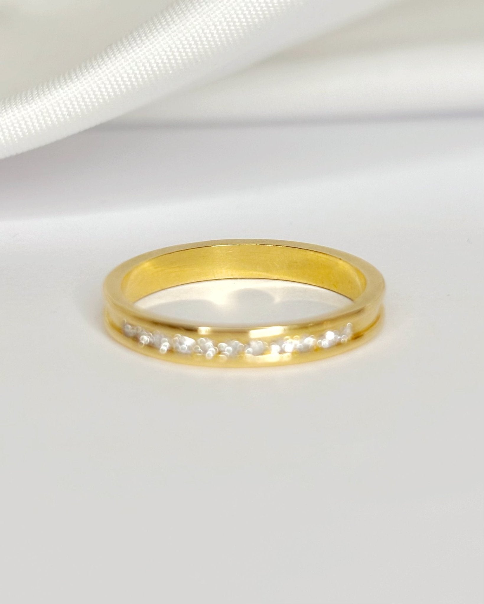 Demi-Alliance Diamants "Virona" - Elliade Paris
