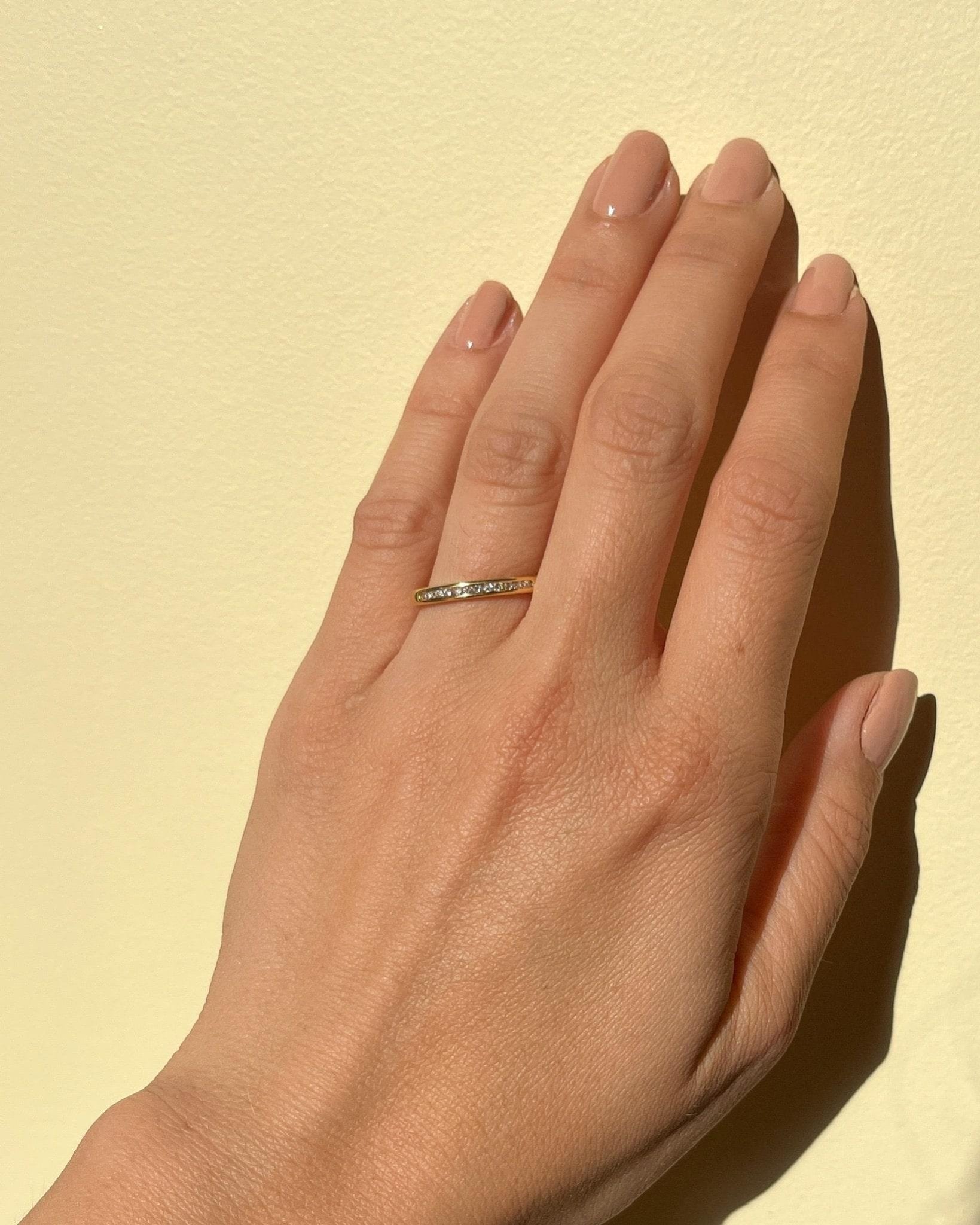 Demi Alliance Diamants "Yseult" - Elliade Paris