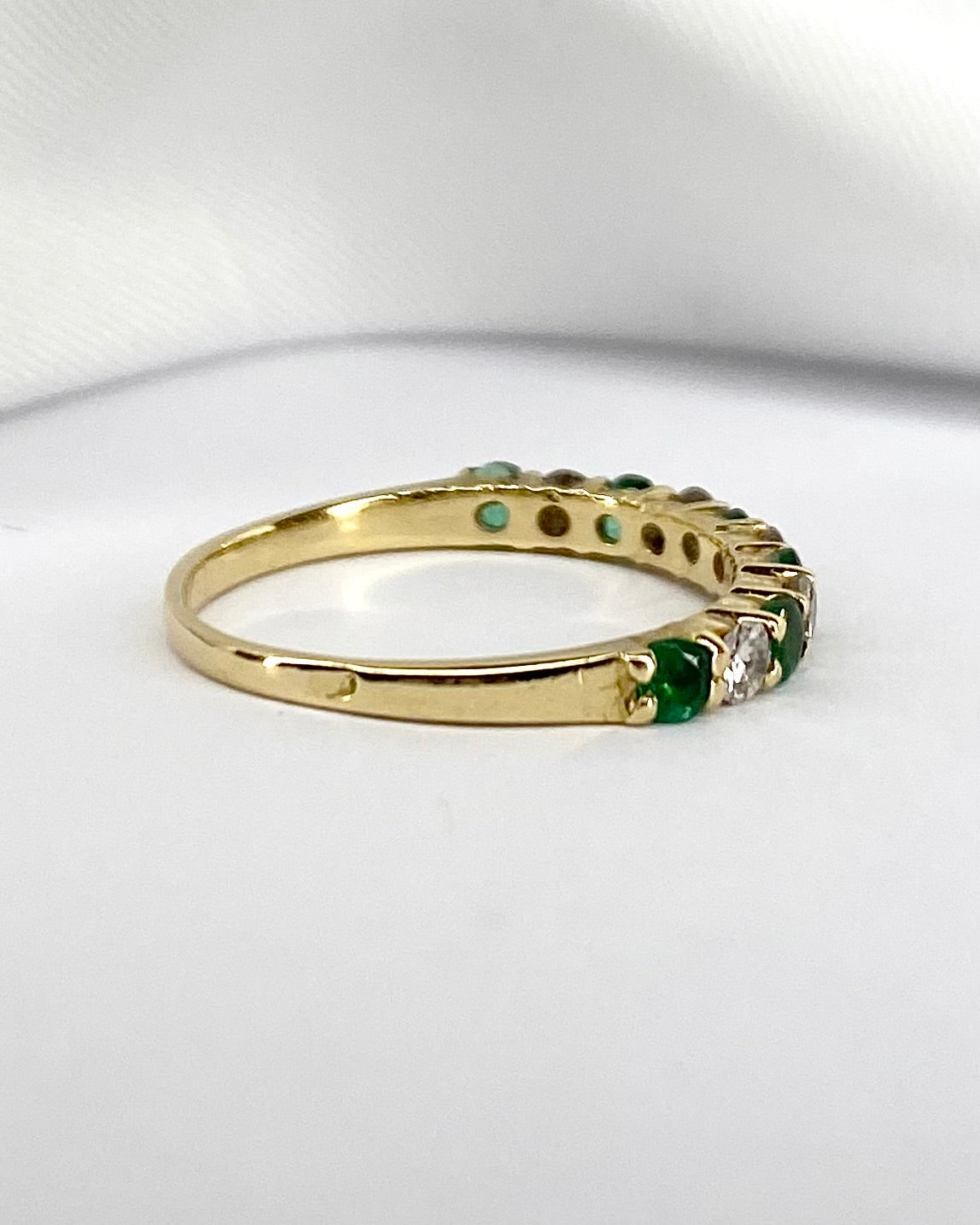 Demi - alliance Émeraudes & Diamants 0.35 carat "Julianne" - Elliade Paris