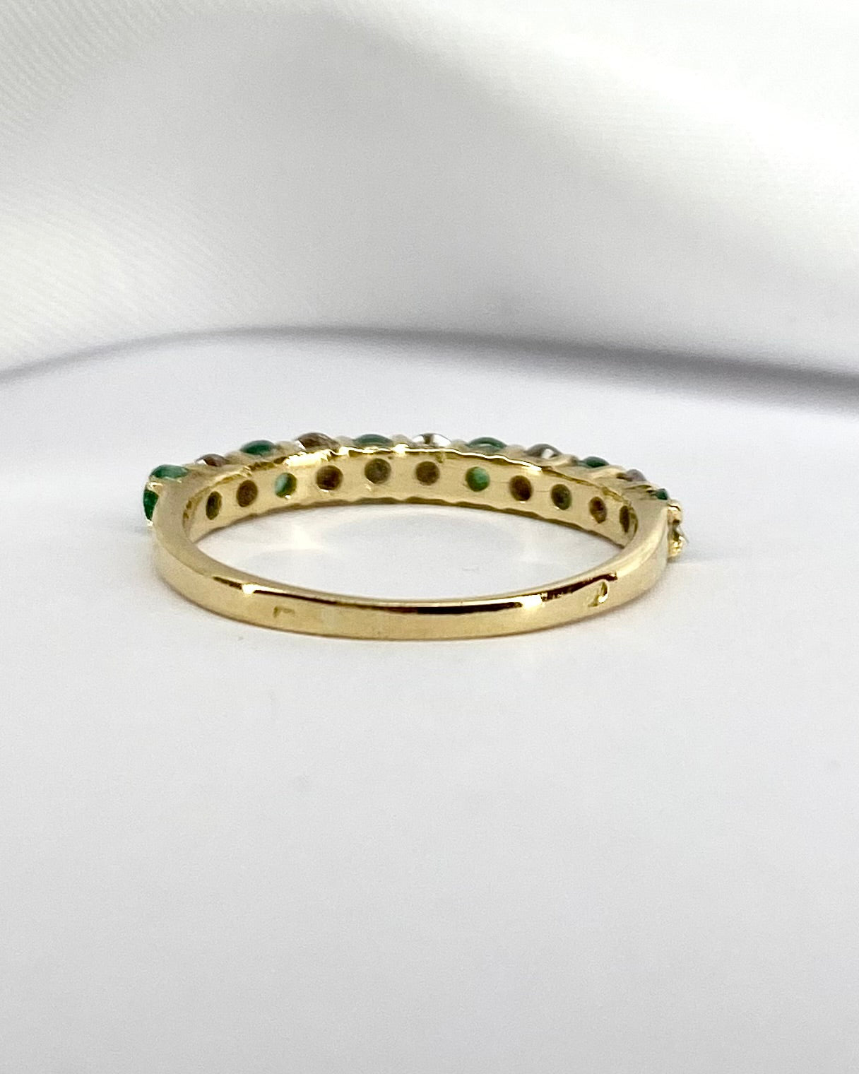 Demi - alliance Émeraudes & Diamants 0.35 carat "Julianne" - Elliade Paris