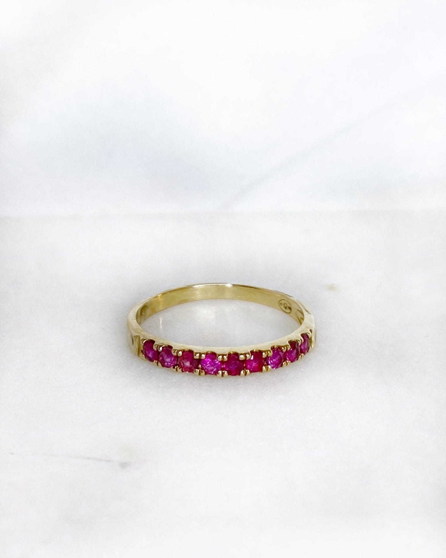 Demi Alliance Rubis 0.24 carat "Rosie" - Elliade Paris