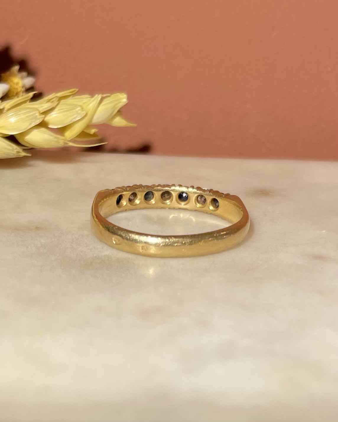 Demi alliance Saphirs & Diamants "Inaya"