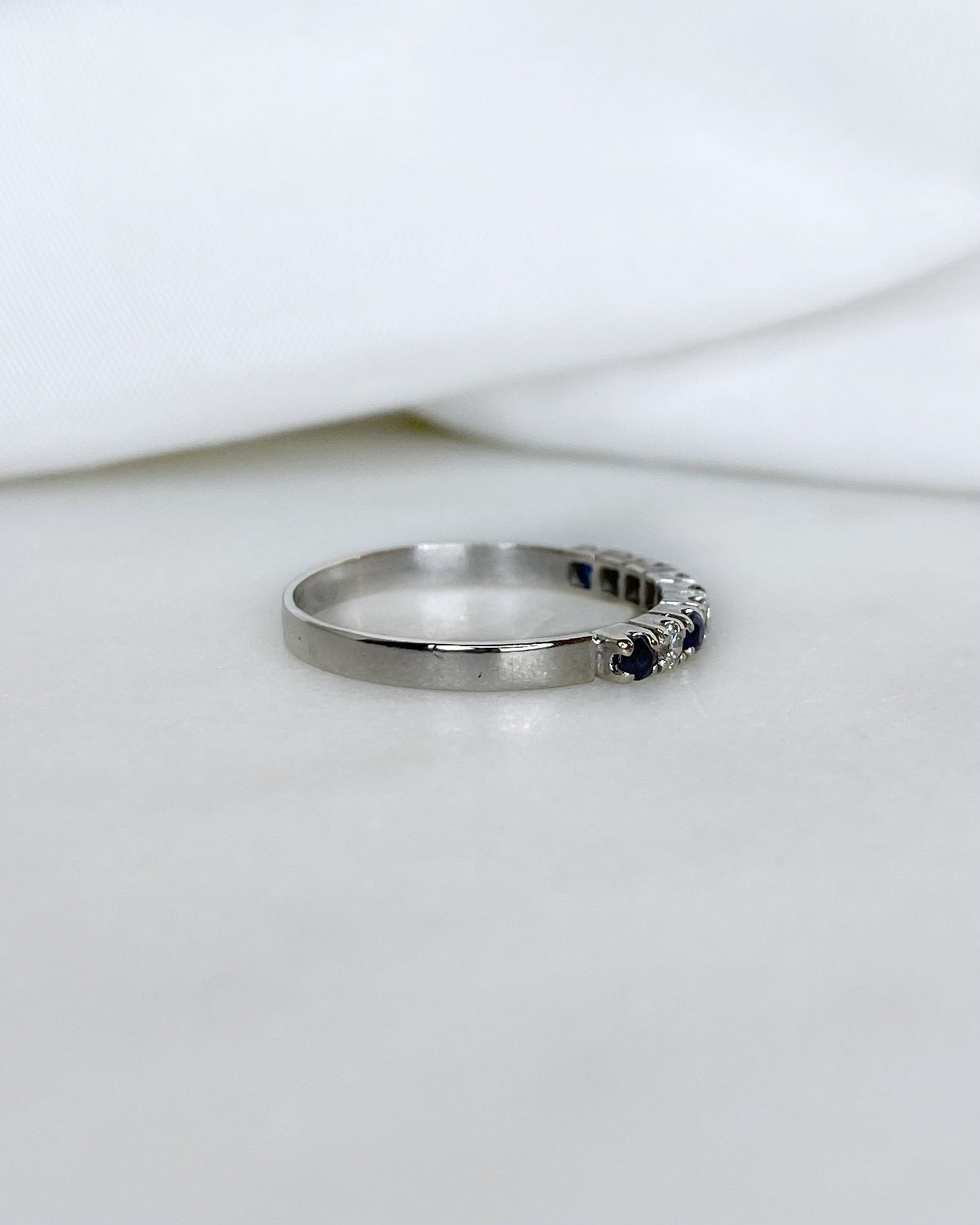 Demi - Alliance Saphirs 0.15 carat & Diamants "Kaïa" - Elliade Paris