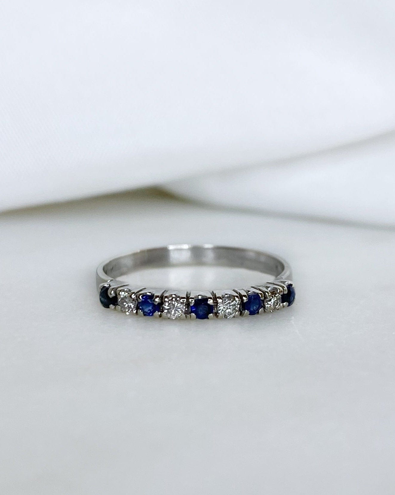 Demi - Alliance Saphirs 0.15 carat & Diamants "Kaïa" - Elliade Paris