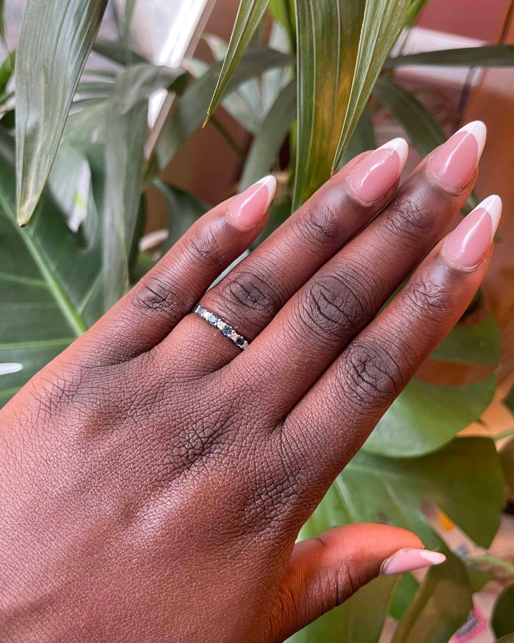 Demi alliance Saphirs & Diamants "Mavie" - Elliade Paris