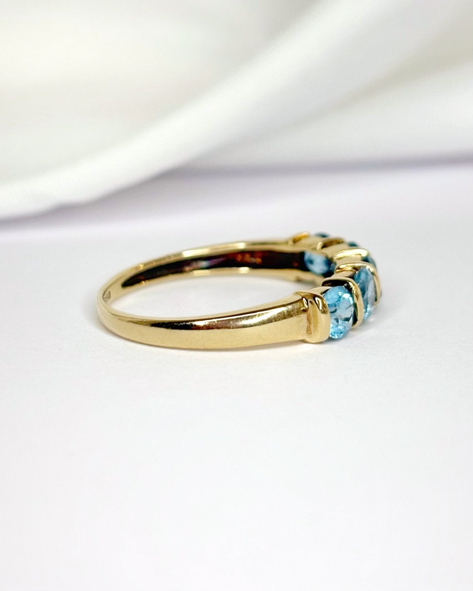 Demi-Alliance Topazes 1.50 carat "Xaria" - Elliade Paris