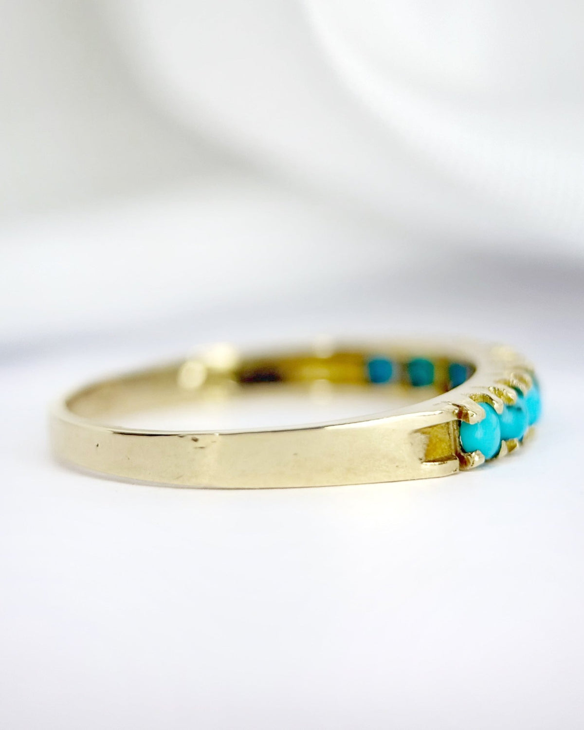 Demi-Alliance Turquoises "Léontine" - Elliade Paris