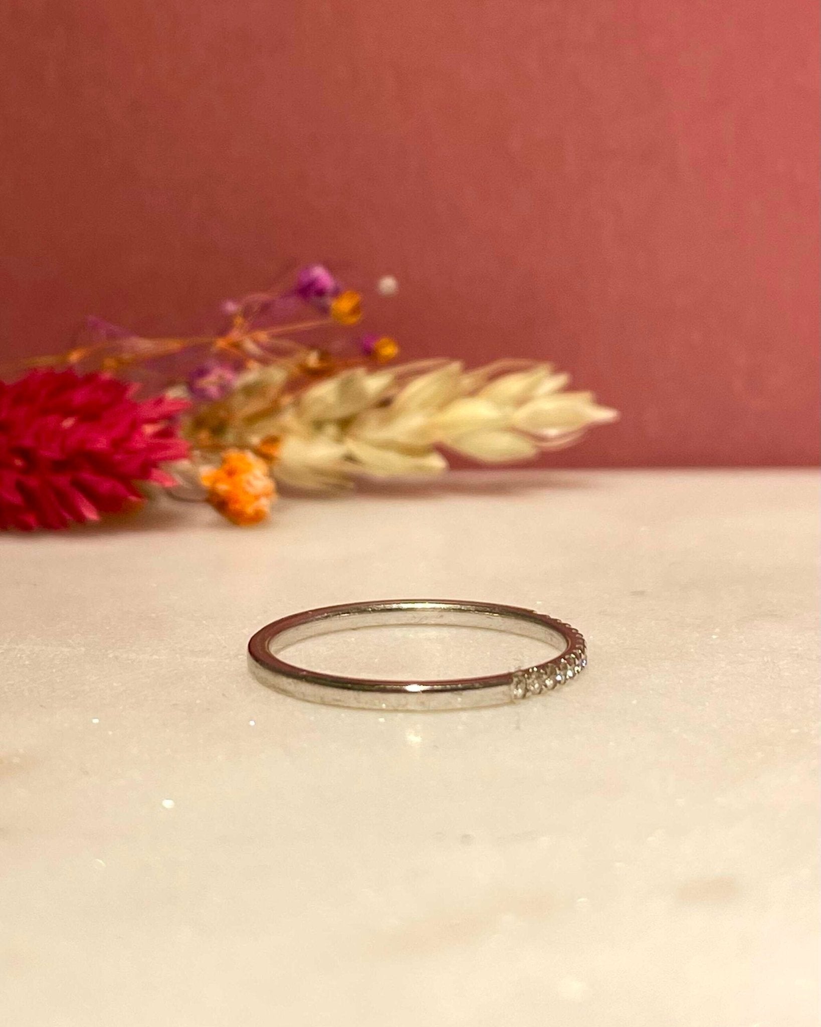 Demi - Alliance Vintage 14 Diamants "Viviana" - Elliade Paris