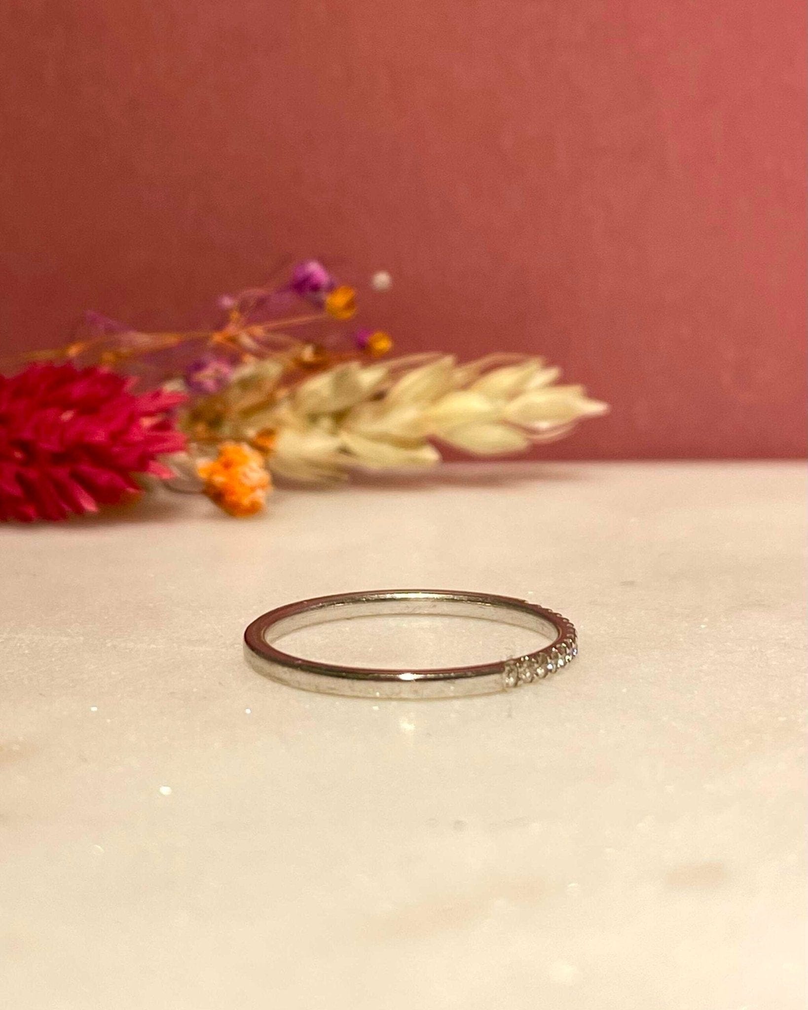 Demi - Alliance Vintage 14 Diamants "Viviana" - Elliade Paris