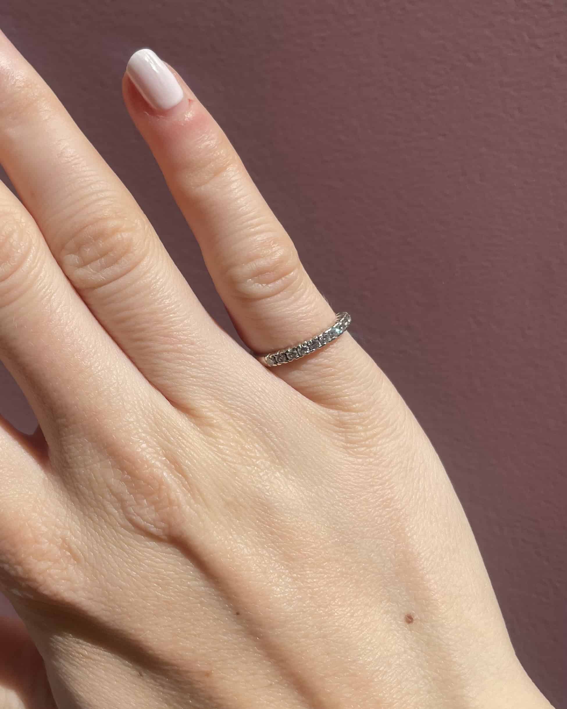 Demi-Alliance 10 Diamants 0.30 carat "Murielle" - Elliade Paris