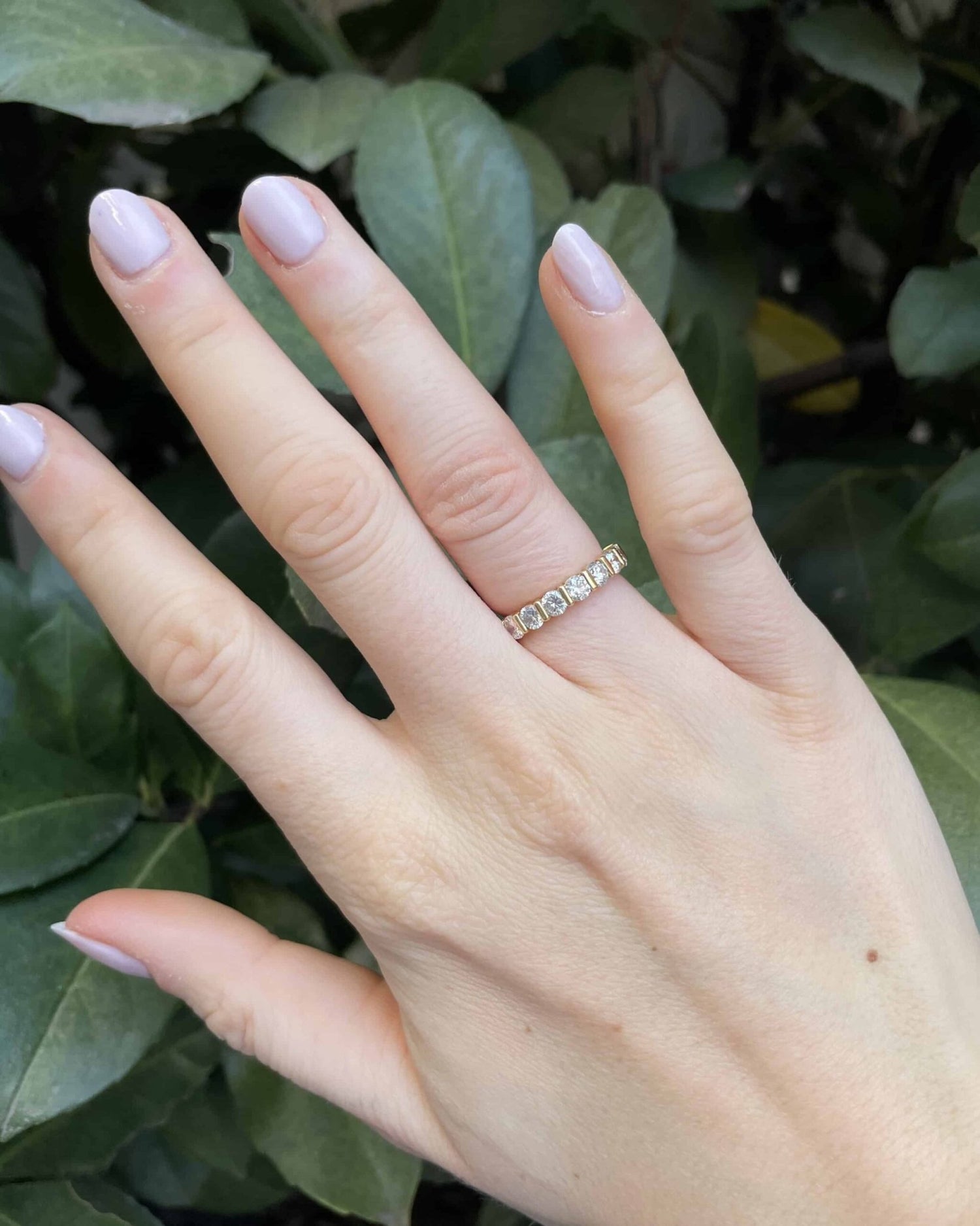 Demi - Alliance Vintage 7 Diamants 1.05 Carat "Valentina" - Elliade Paris