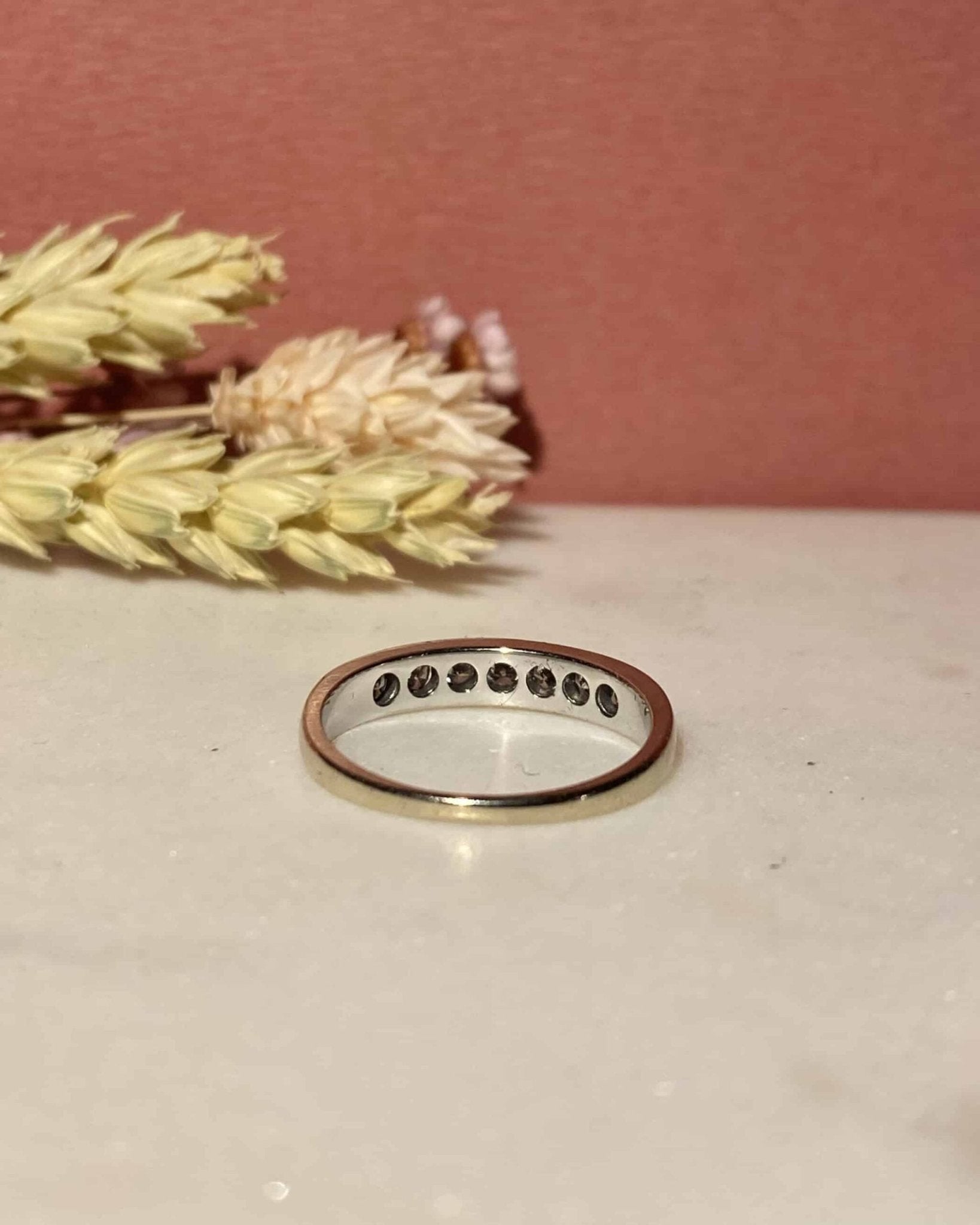 Demi - Alliance vintage 7 Diamants "Chayma" - Elliade Paris
