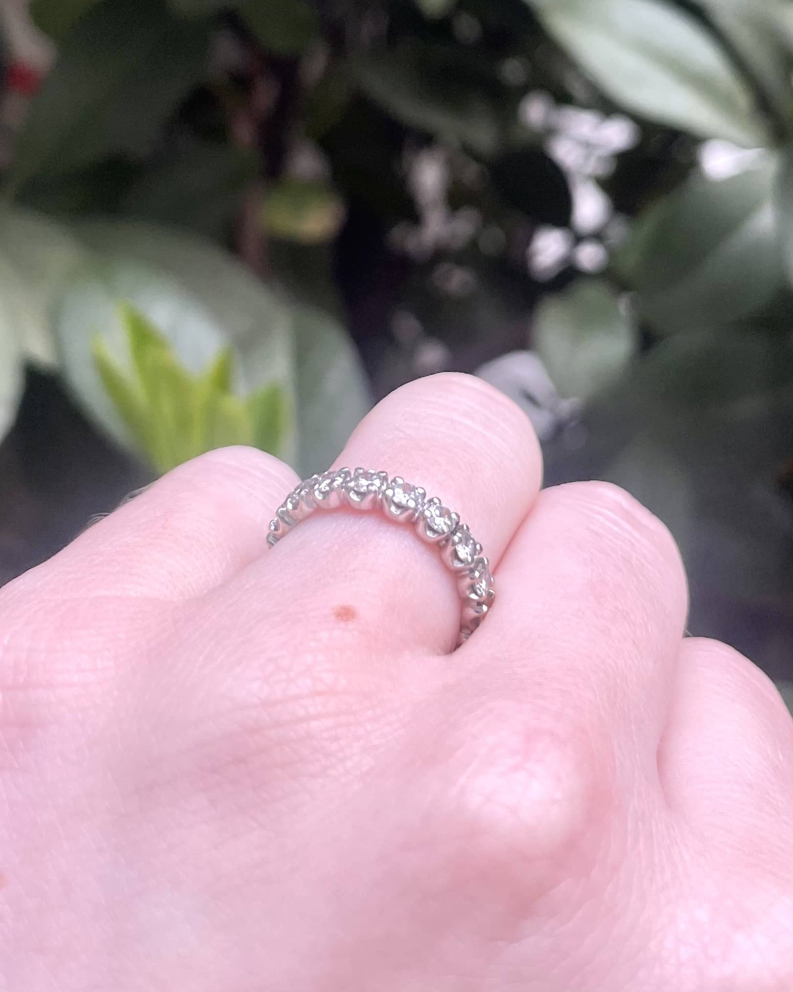 Demi-Alliance 12 Diamants 1 carat "Jacqueline"