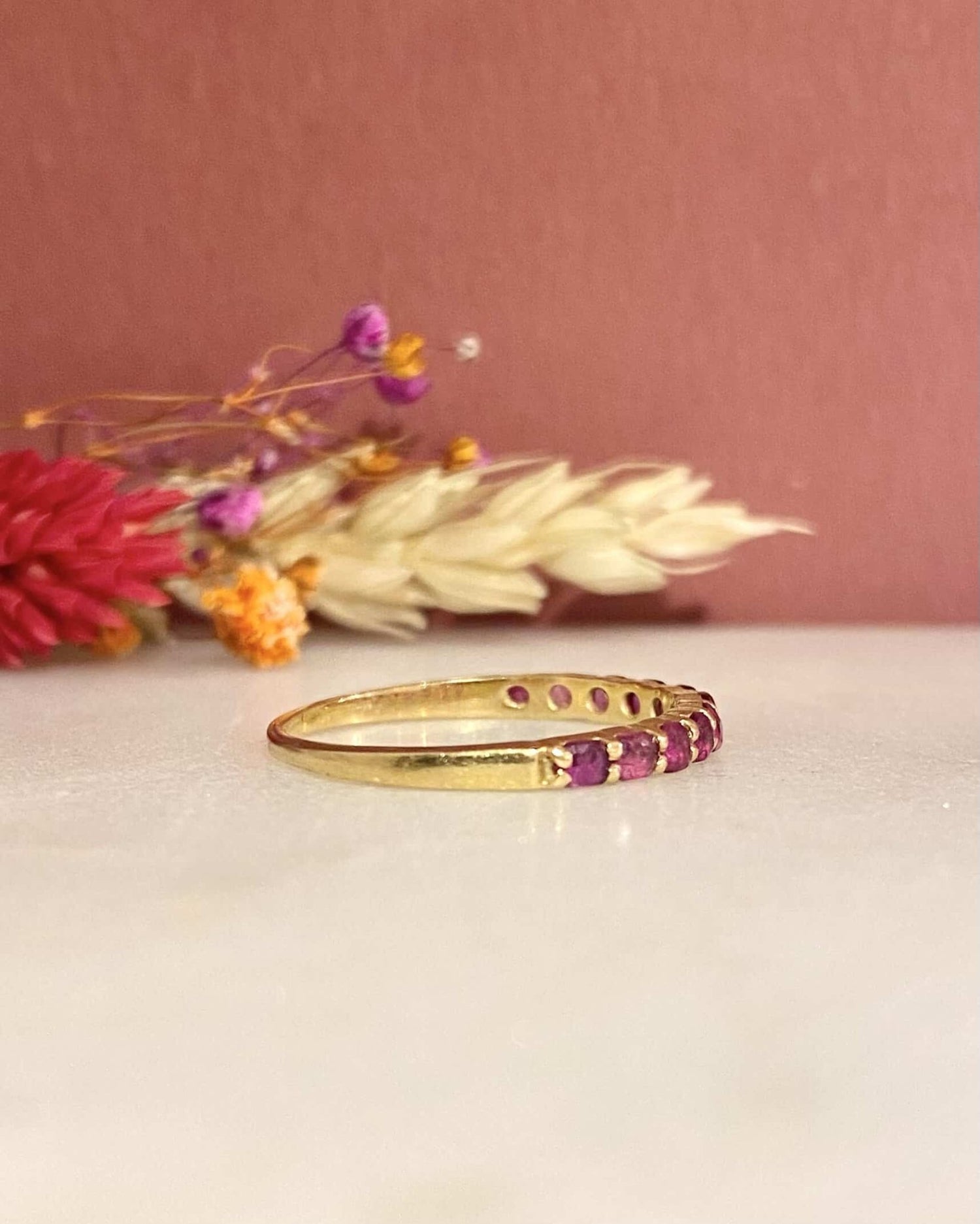 Demi - Alliance Vintage Rubis "Jennie" - Elliade Paris