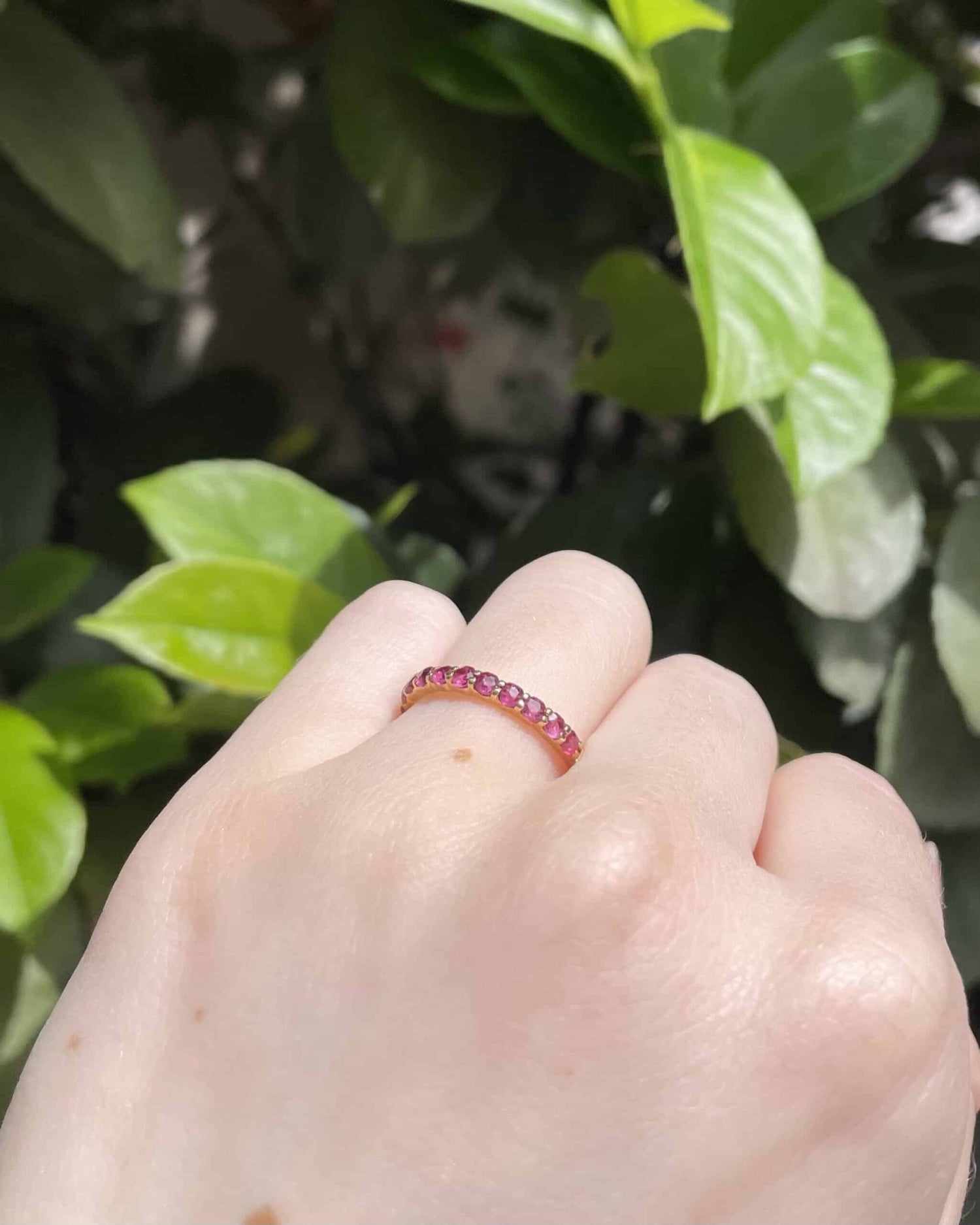 Demi - Alliance Vintage Rubis "Jennie" - Elliade Paris