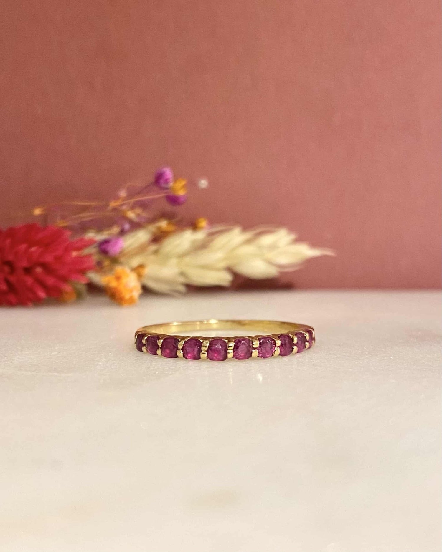 Demi - Alliance Vintage Rubis "Jennie" - Elliade Paris