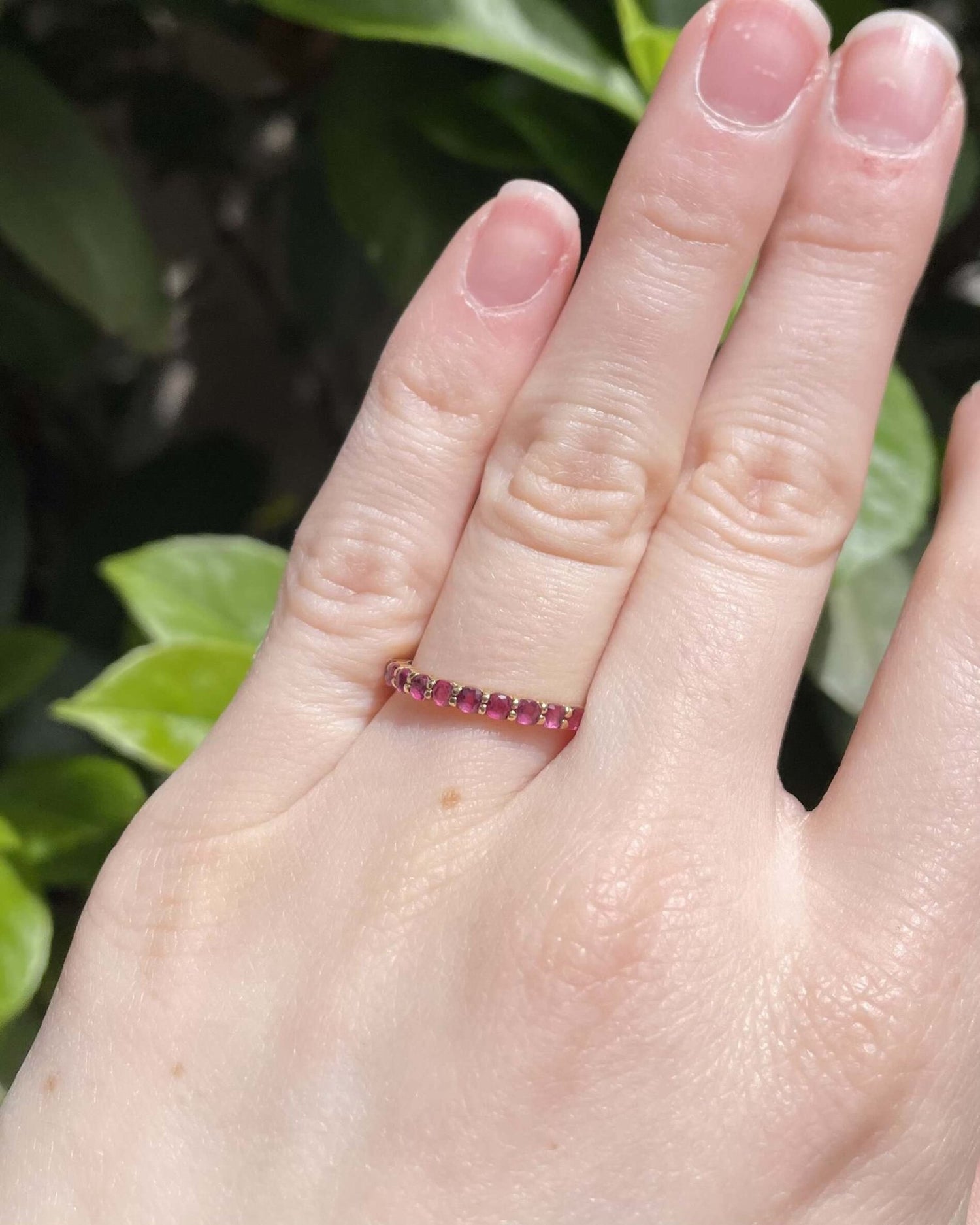 Demi - Alliance Vintage Rubis "Jennie" - Elliade Paris