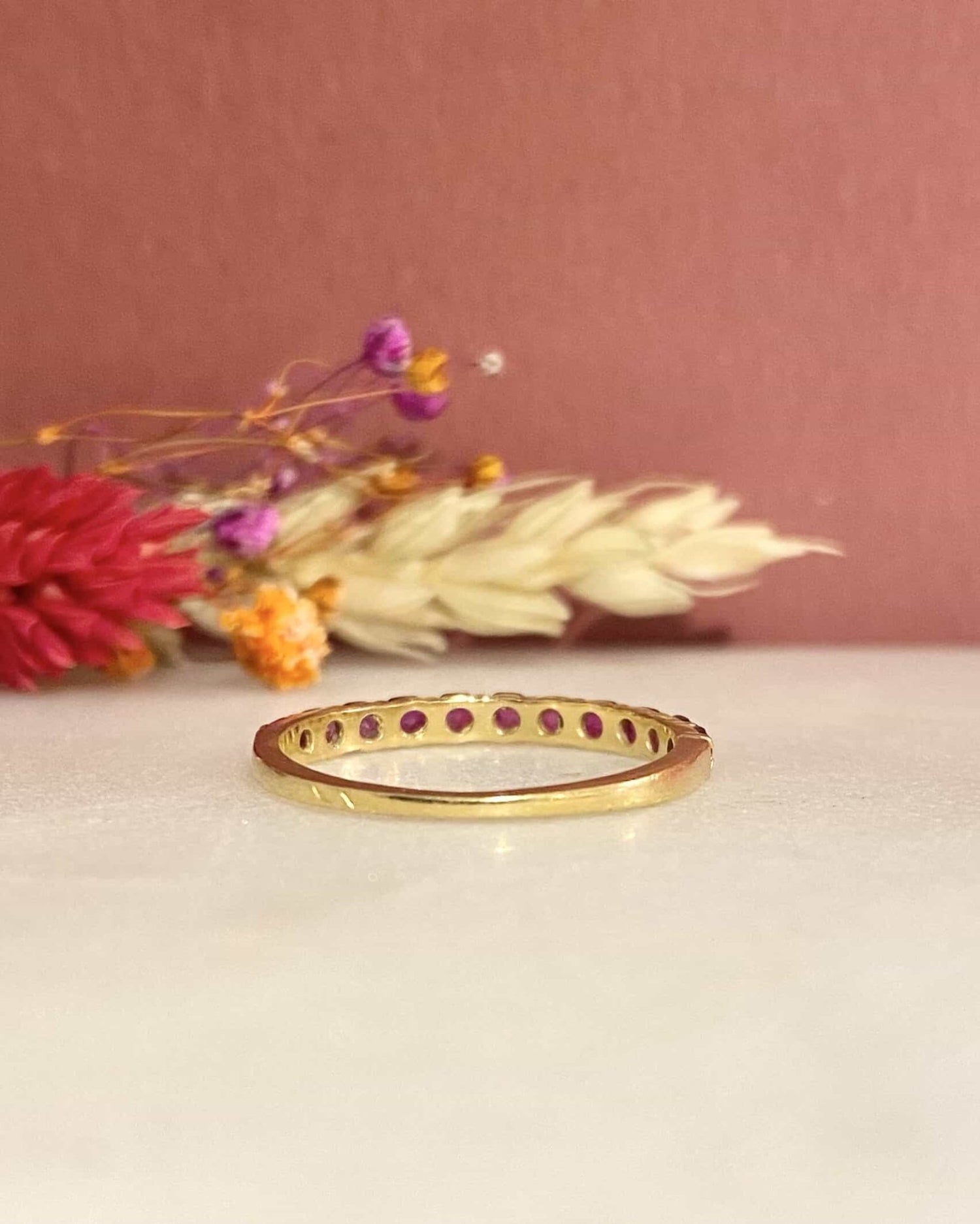 Demi - Alliance Vintage Rubis "Jennie" - Elliade Paris