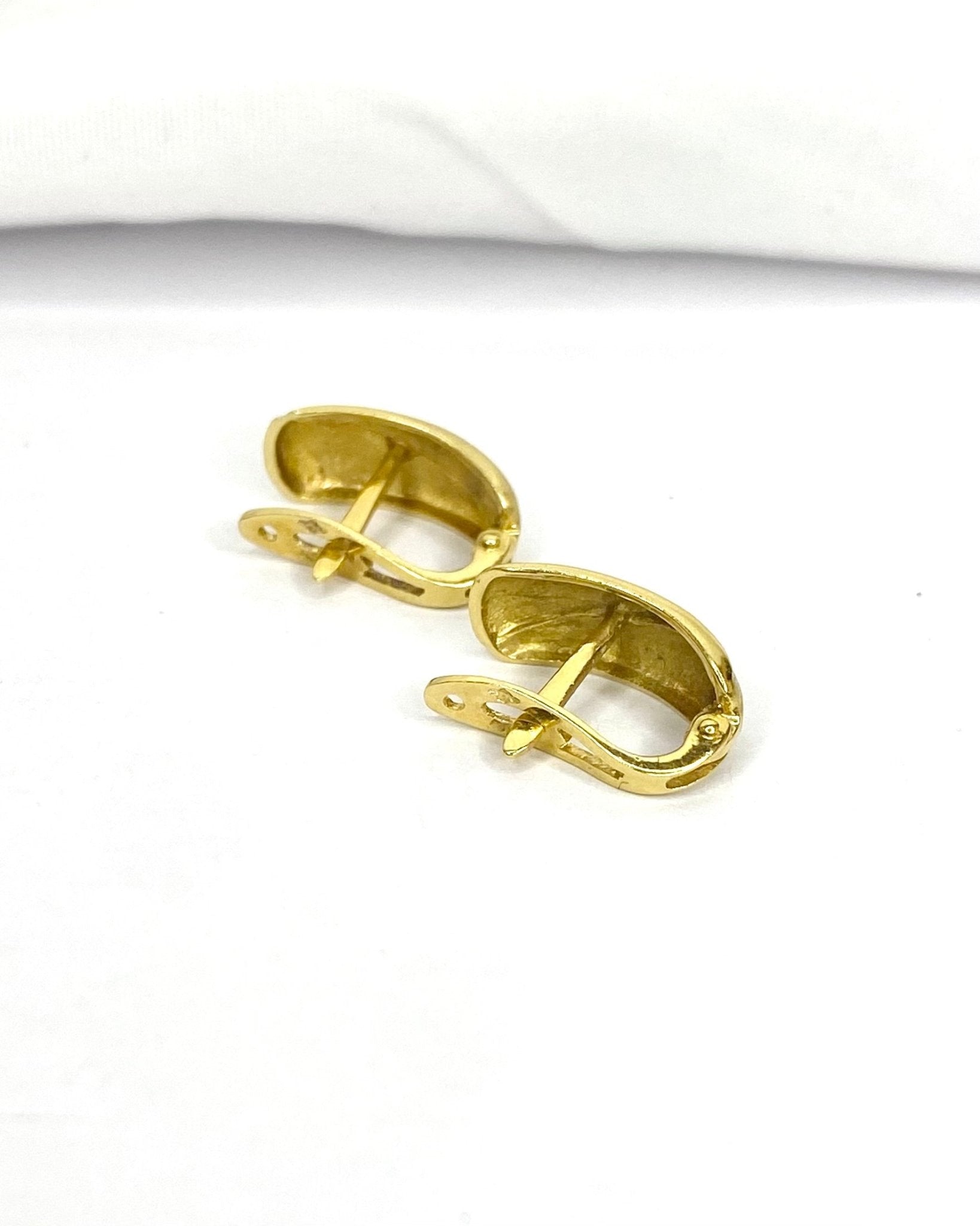 Demi - Créoles Or Jaune 18 carats 3,24g "Natasha" - Elliade Paris