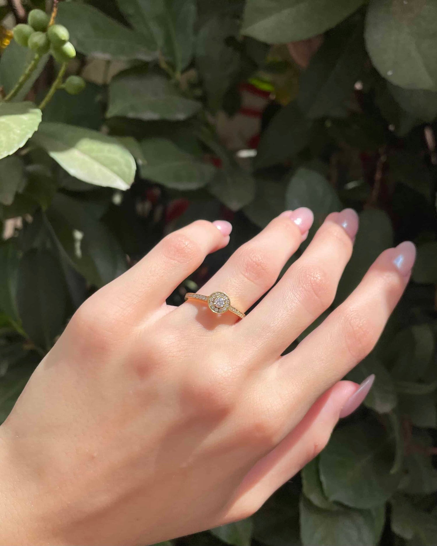 Bague Solitaire 29 Diamants "Carmelle"