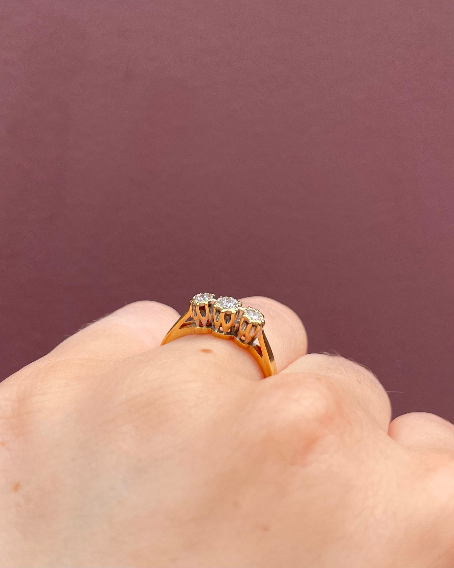 Bague Trilogie Diamants "Farysa"