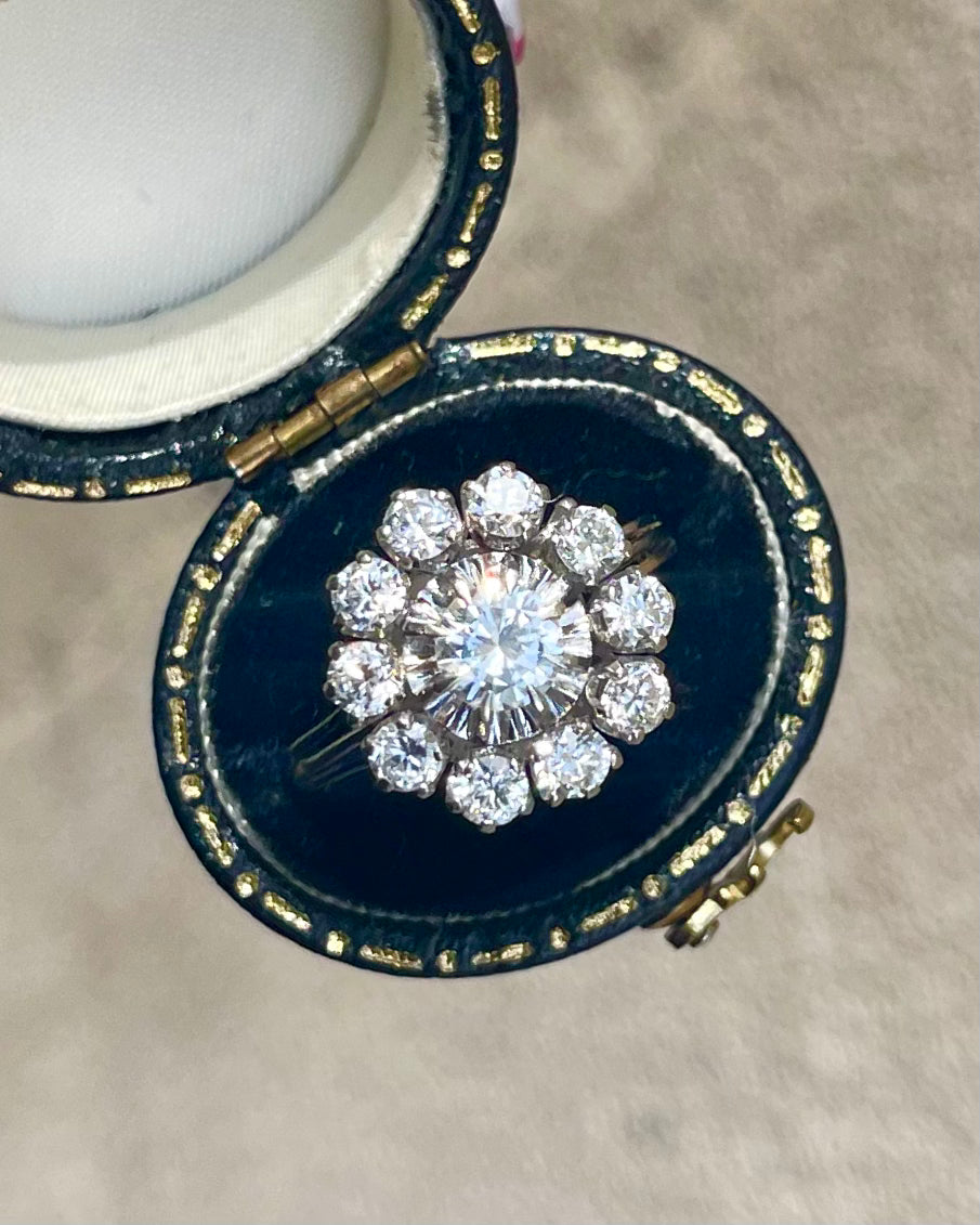 Bague Marguerite Diamants 1.35 carat “Daphné”