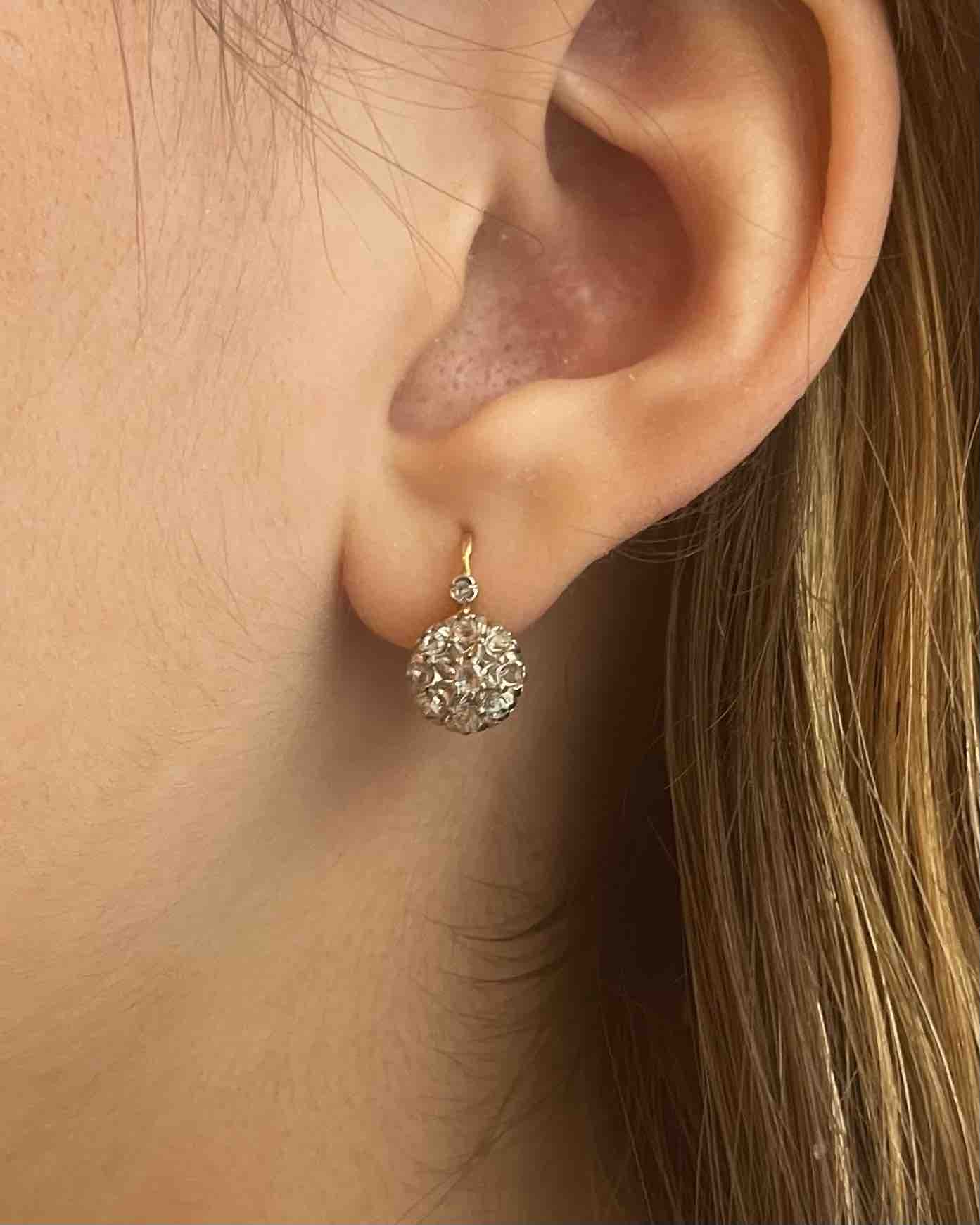 Dormeuses Diamants "Macha" - Elliade Paris