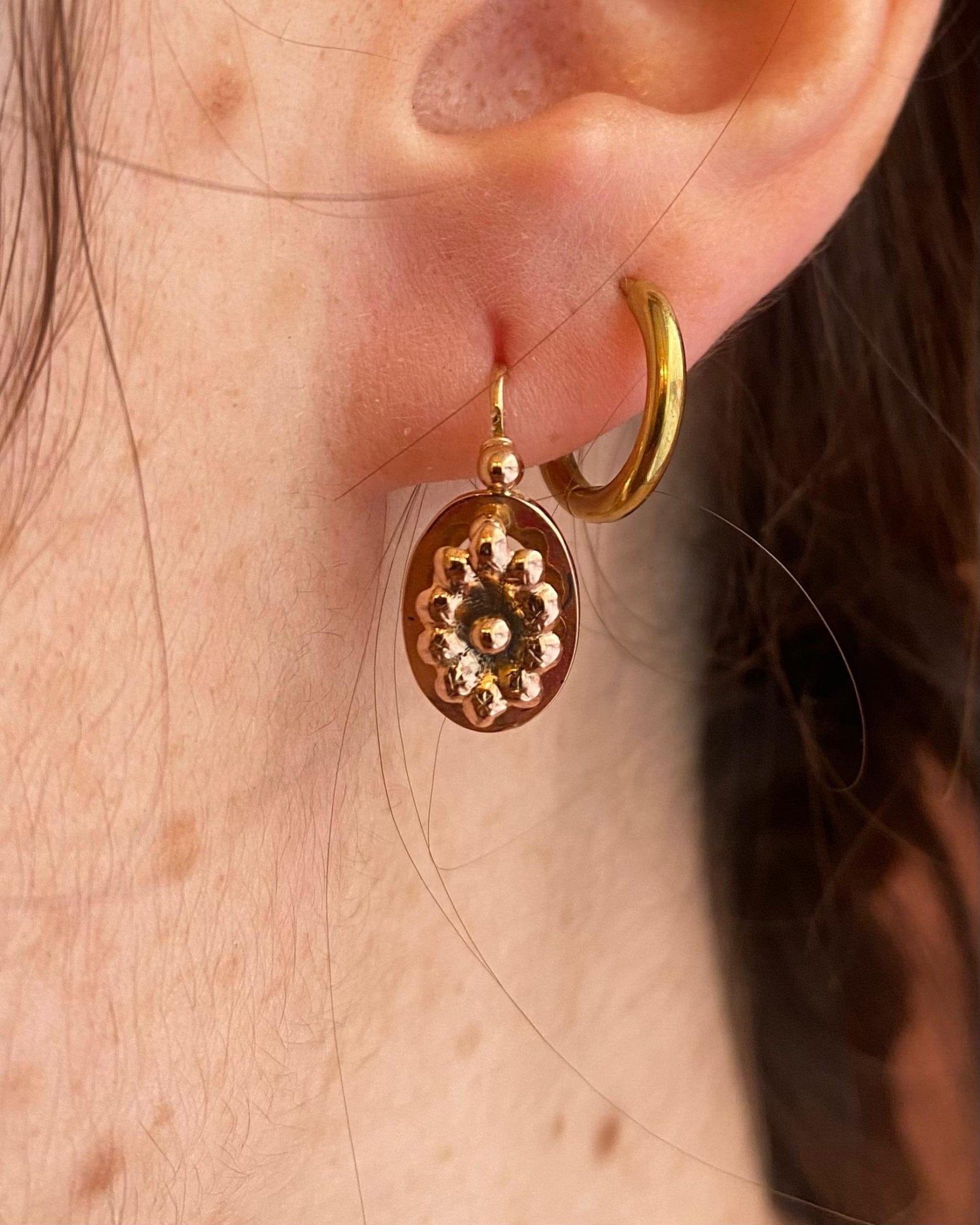 Dormeuses Or Jaune 18 Carats "Lya" - Elliade Paris