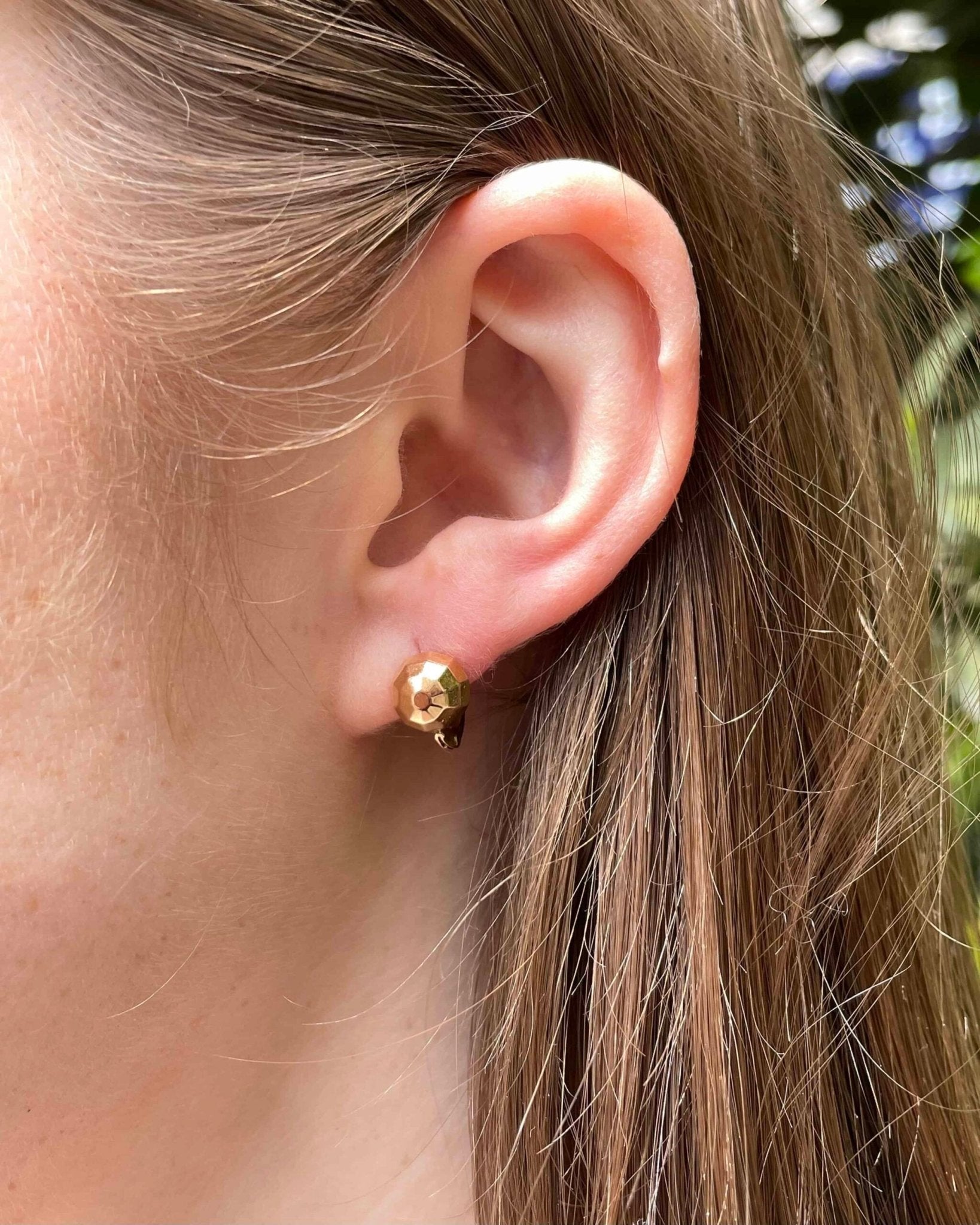 Dormeuses Vintage Or jaune 18 carats "Lucile" - Elliade Paris