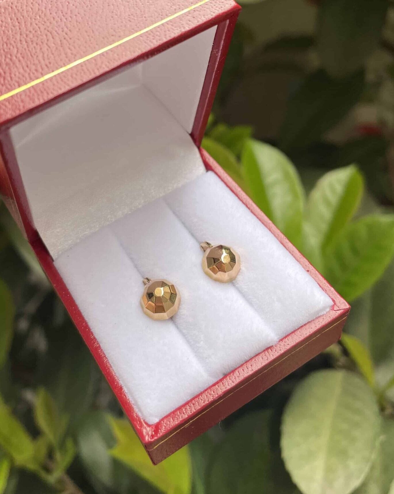 Dormeuses Vintage Or jaune 18 carats "Lucile" - Elliade Paris