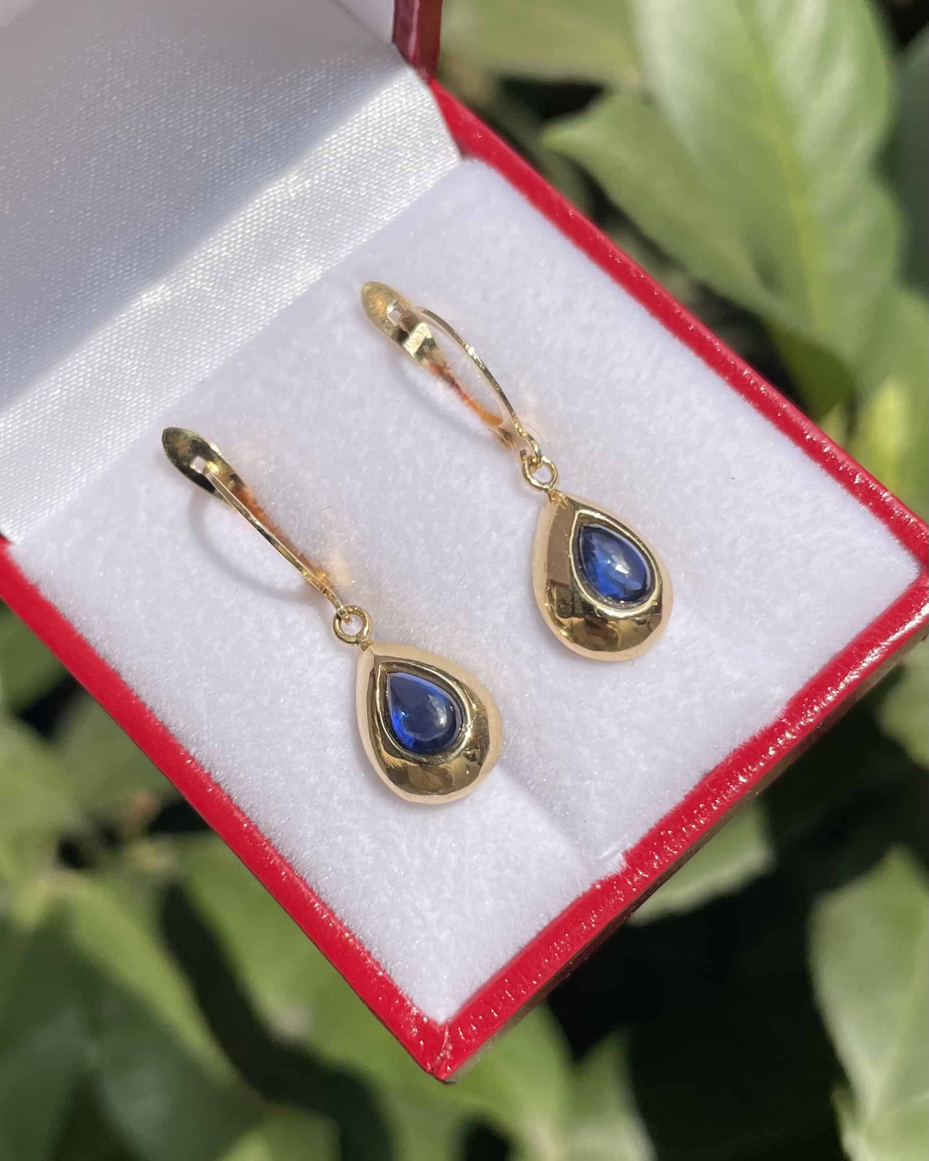 Dormeuses Saphirs 1.40 carat "Doria"