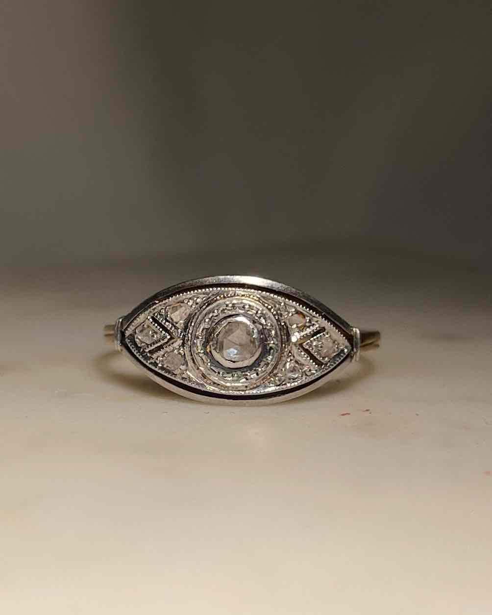 Bague Art-déco Diamant "Garance"