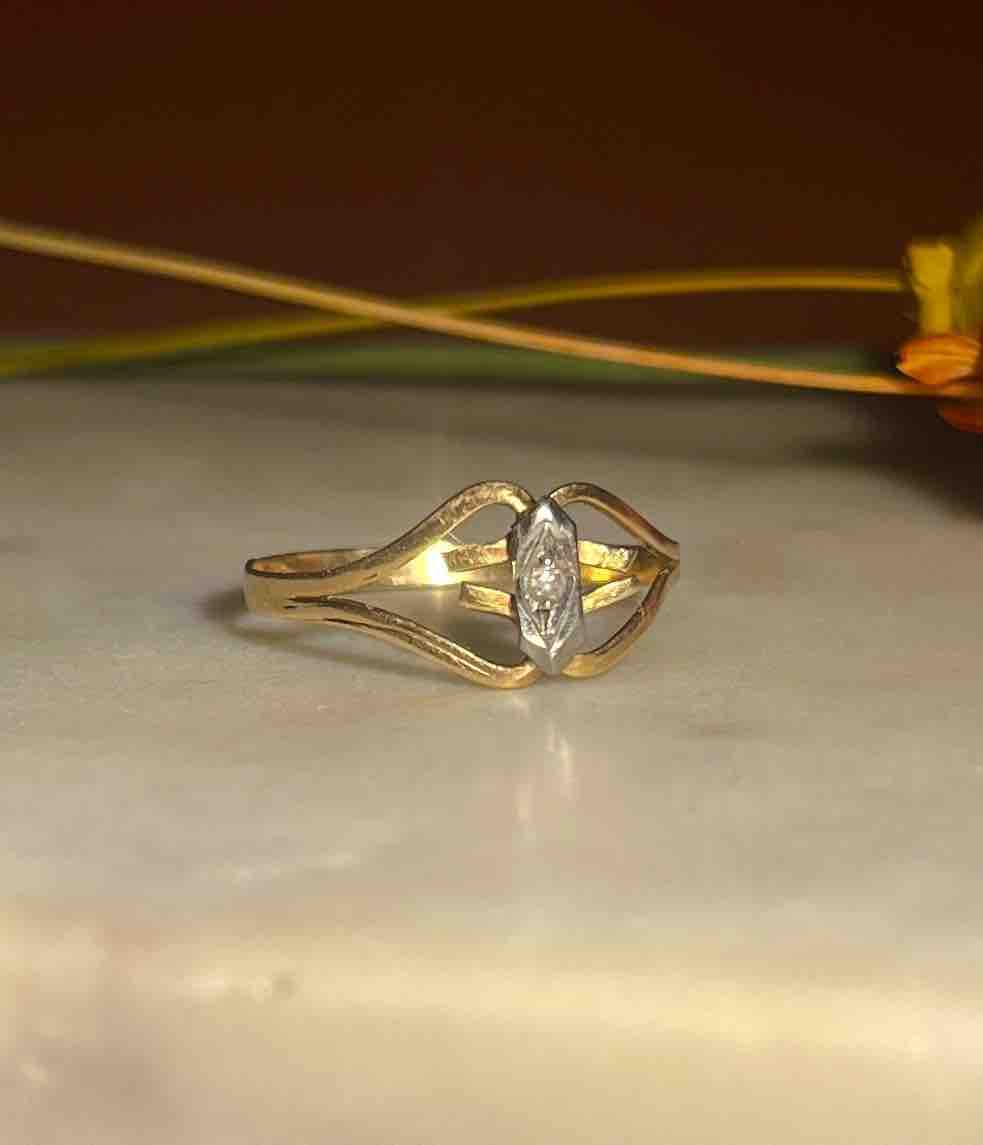 Bague Or et Diamant "Lorina" - Elliade Paris