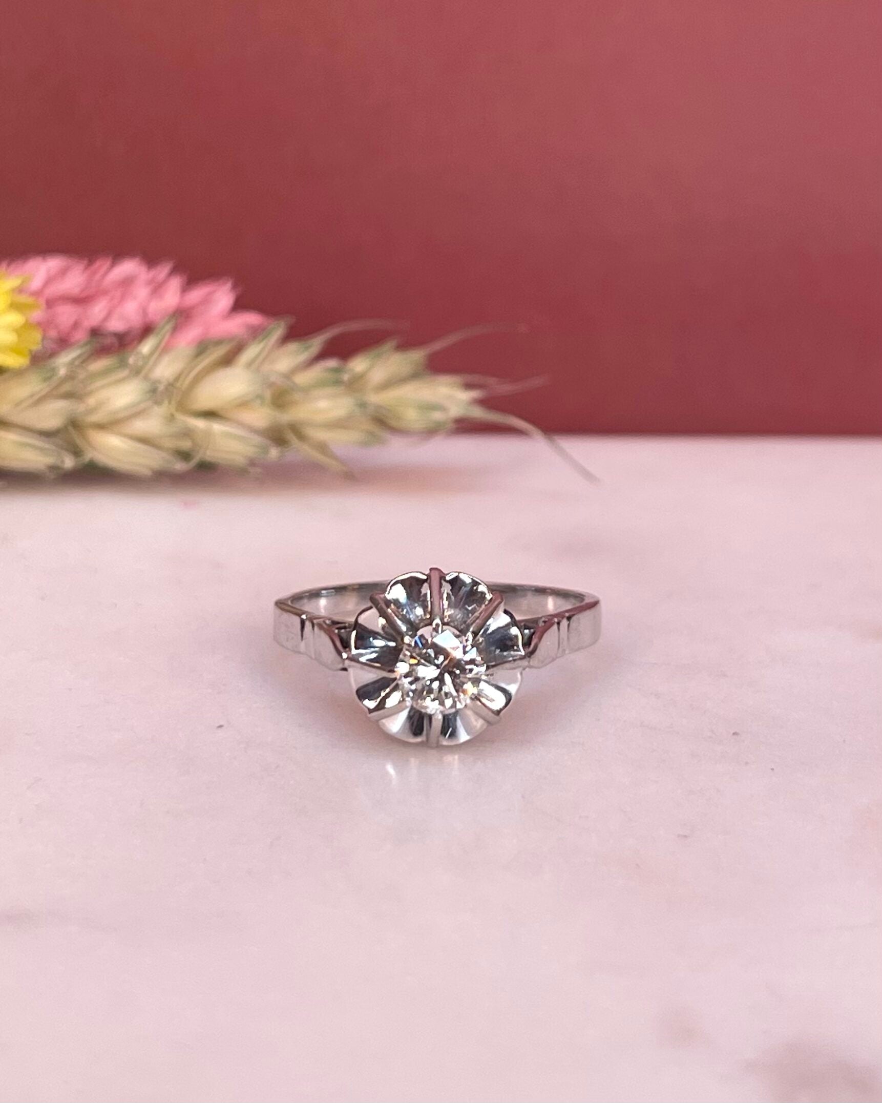 Bague Solitaire Diamant 0.50 carat "Liliana" - Elliade Paris