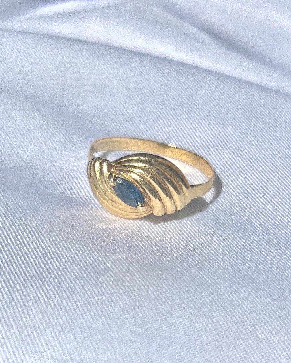 Bague vintage "Kenza" Saphir - Elliade Paris