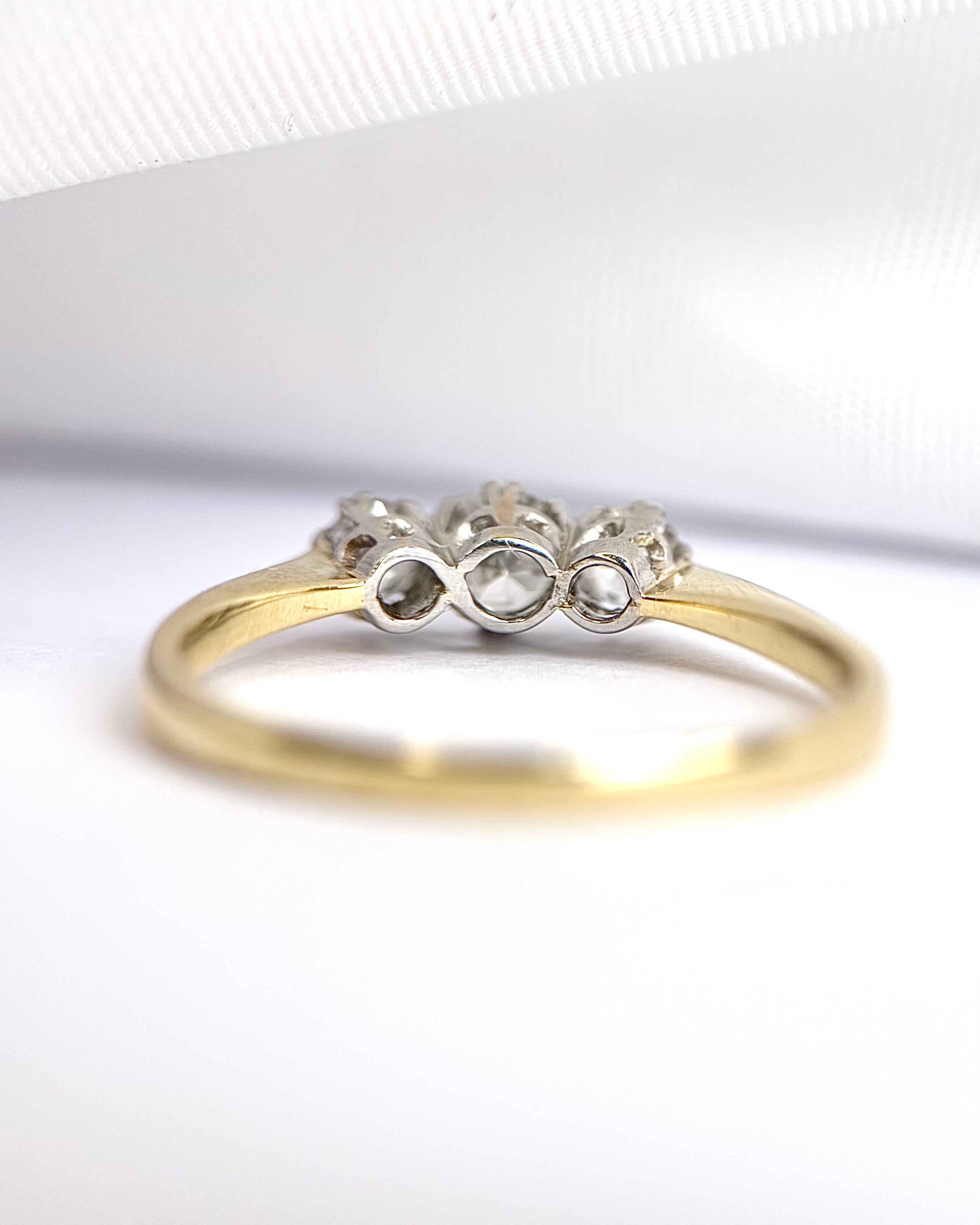 “Stella” 0.55-carat Trilogy Diamond Ring