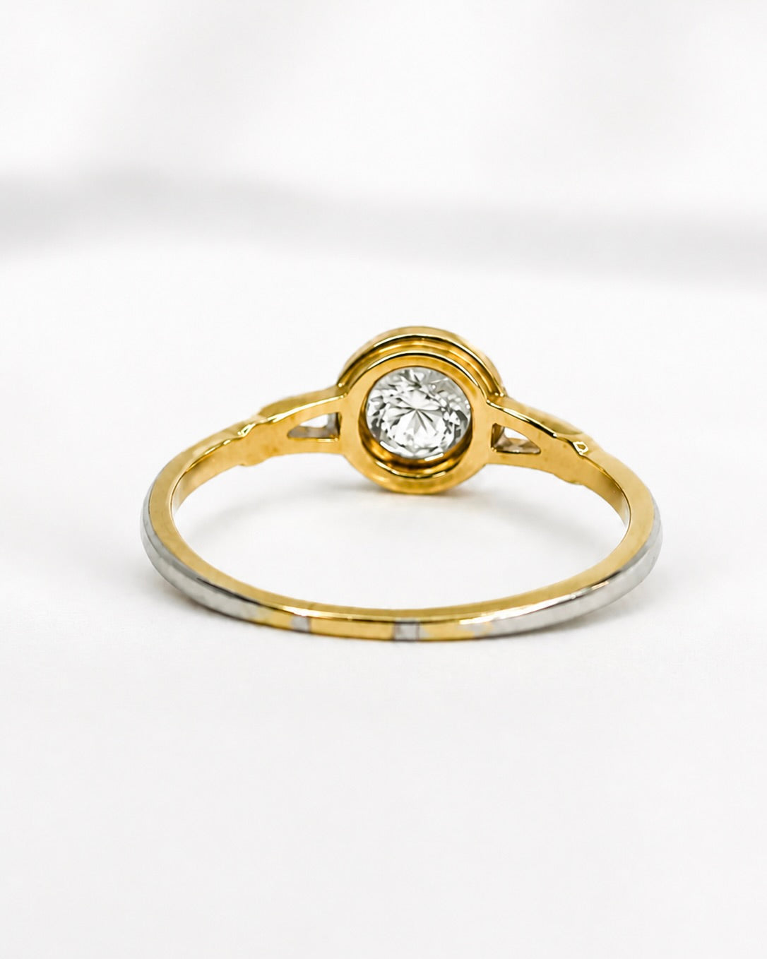 Bague Solitaire Art Déco Diamant "Emilia"