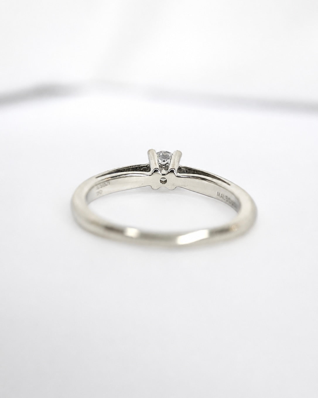 Bague Mauboussin Solitaire Diamants "Tu es le sel de ma vie"