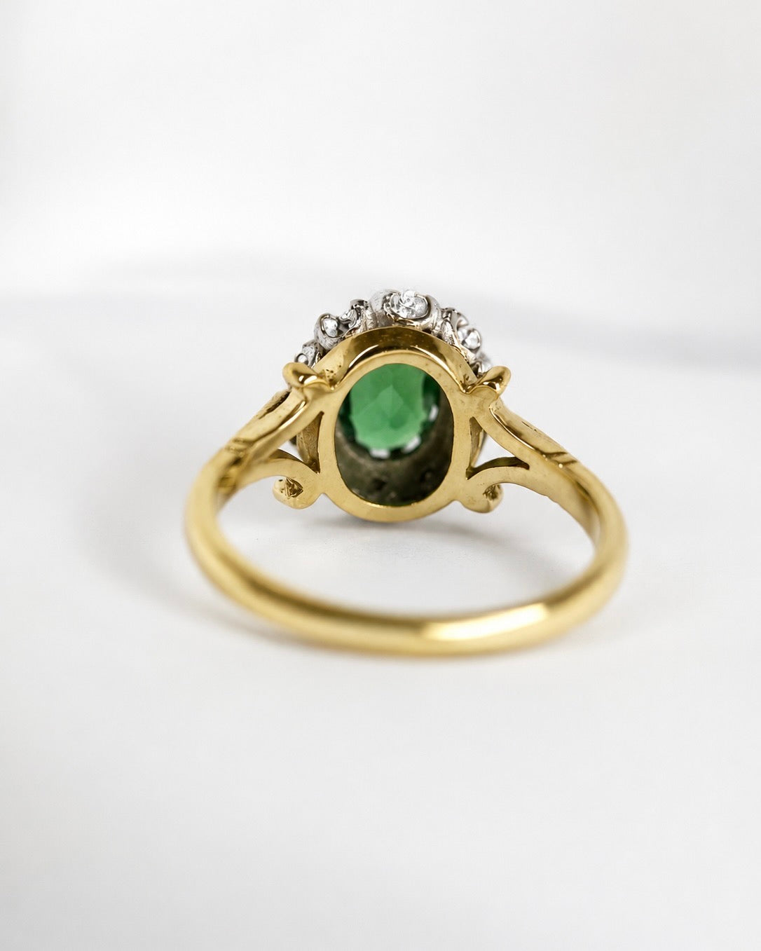 Bague Marguerite Tourmaline 0.73 carat & Diamants 4.16g "Valentin"