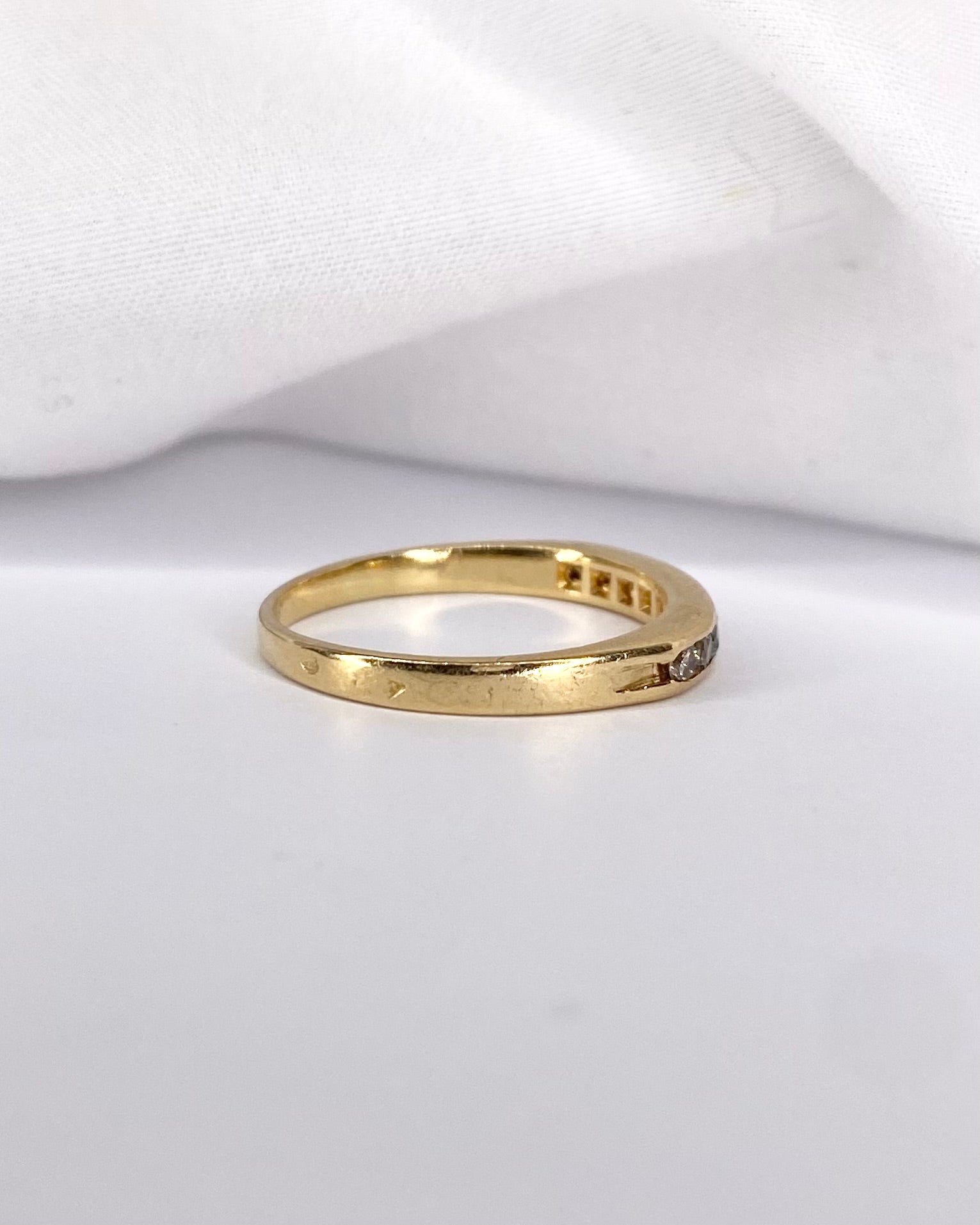 Demi-Alliance 27 Diamants "Céleste"