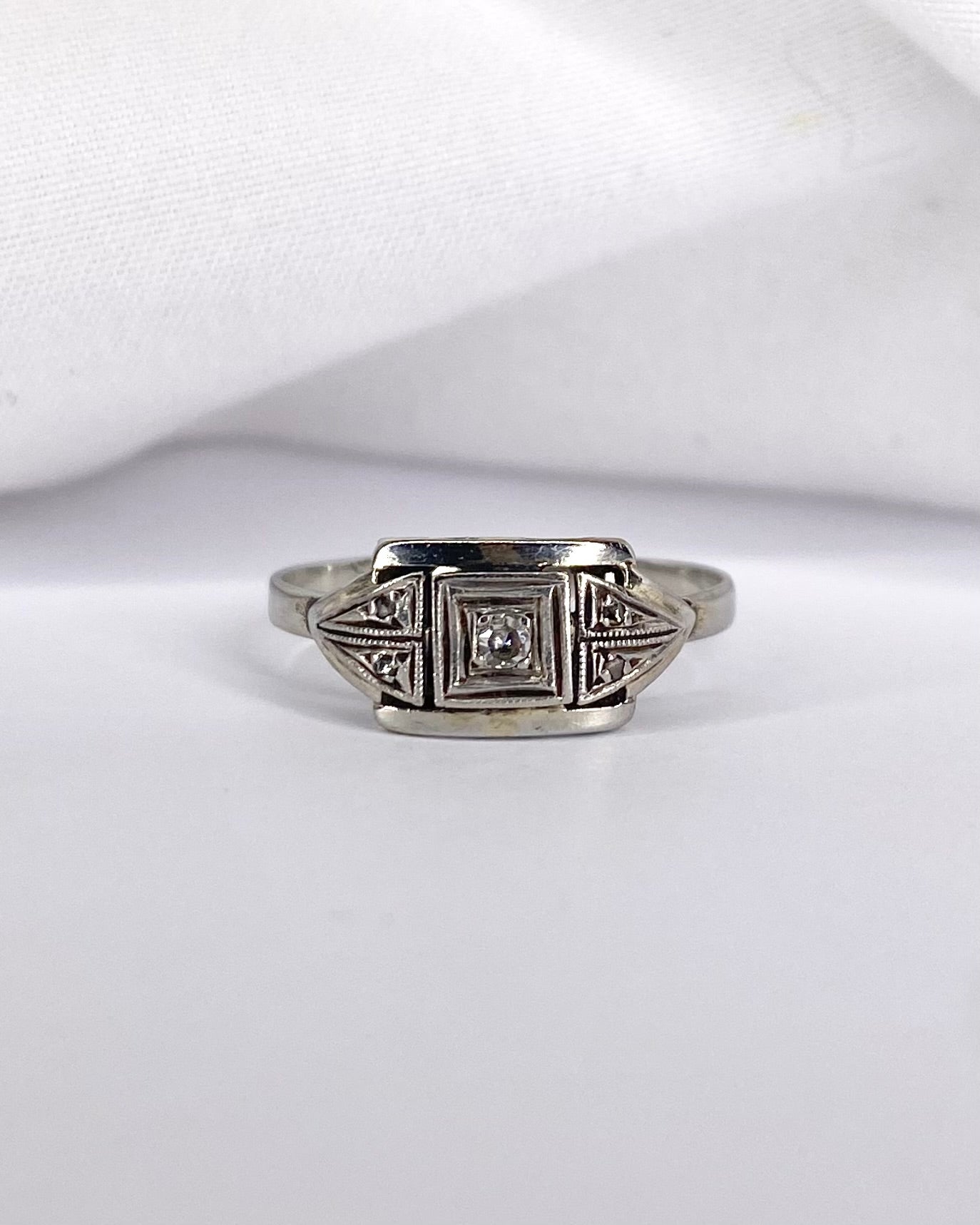 Bague Art Déco Diamants "Magda"