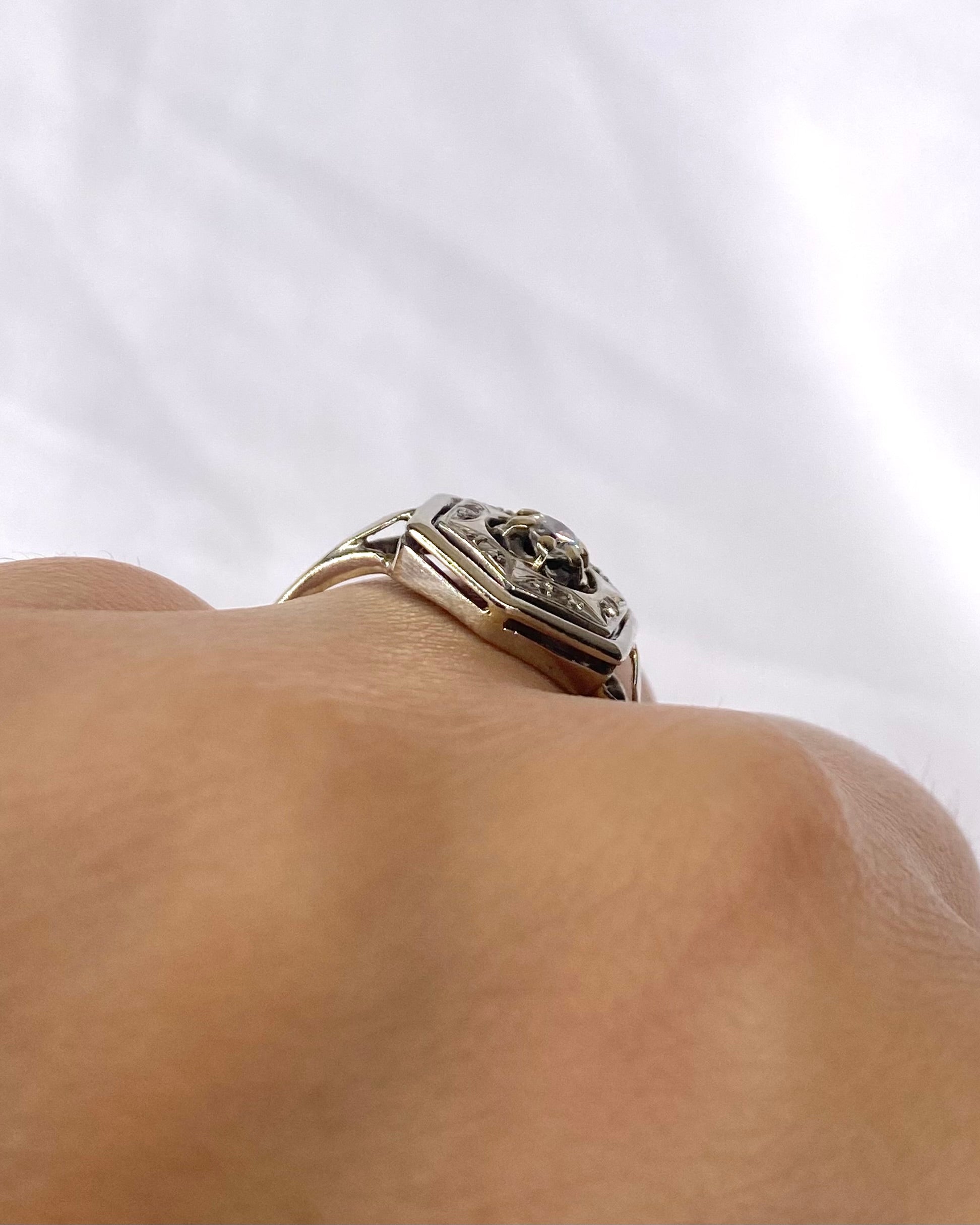 Bague Art Déco Diamants "Philippine"